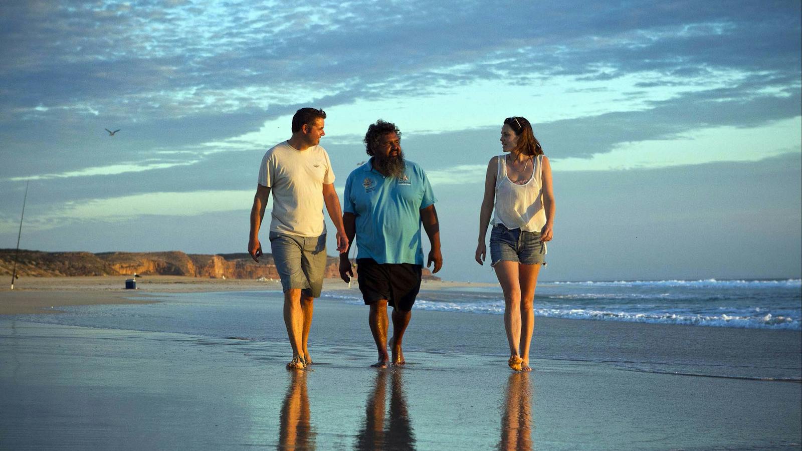 Quenten Agius with guests, Yorke Peninsula Coastline