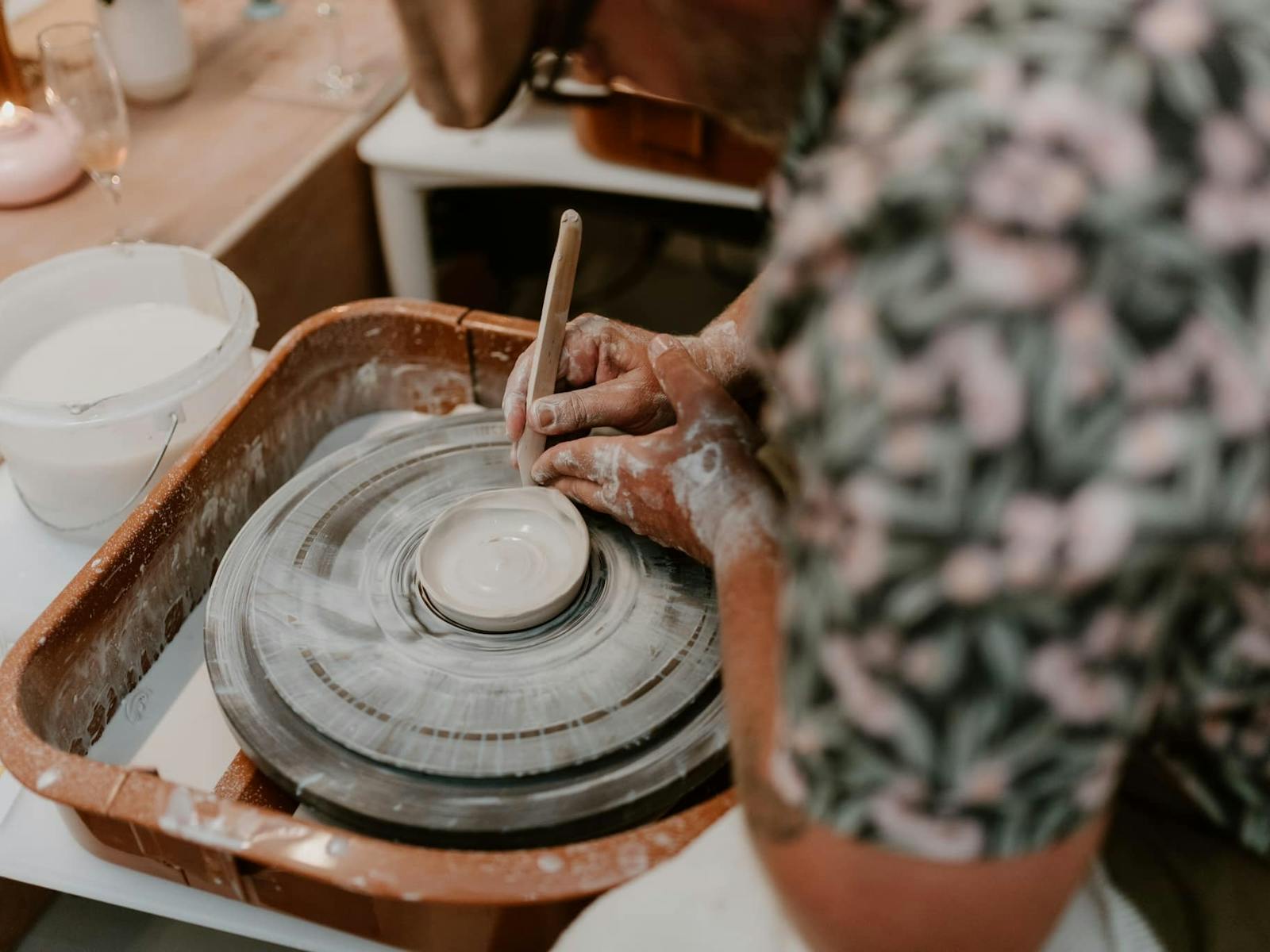 Working with clay
