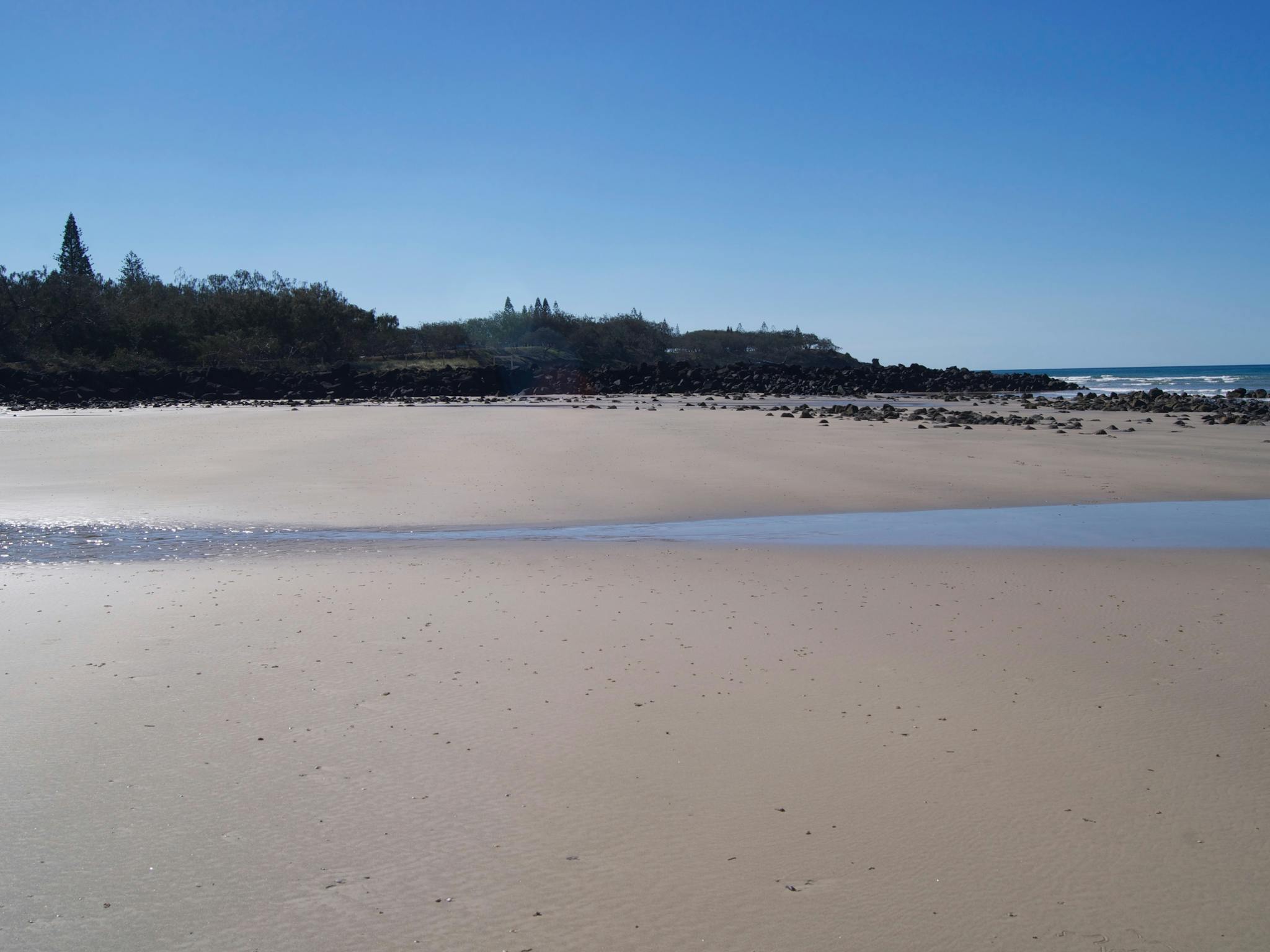 Looking toward Submarine Park from beach Looking toward Submarine Park from beach
