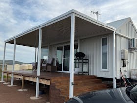 Outdoor deck and BBQ