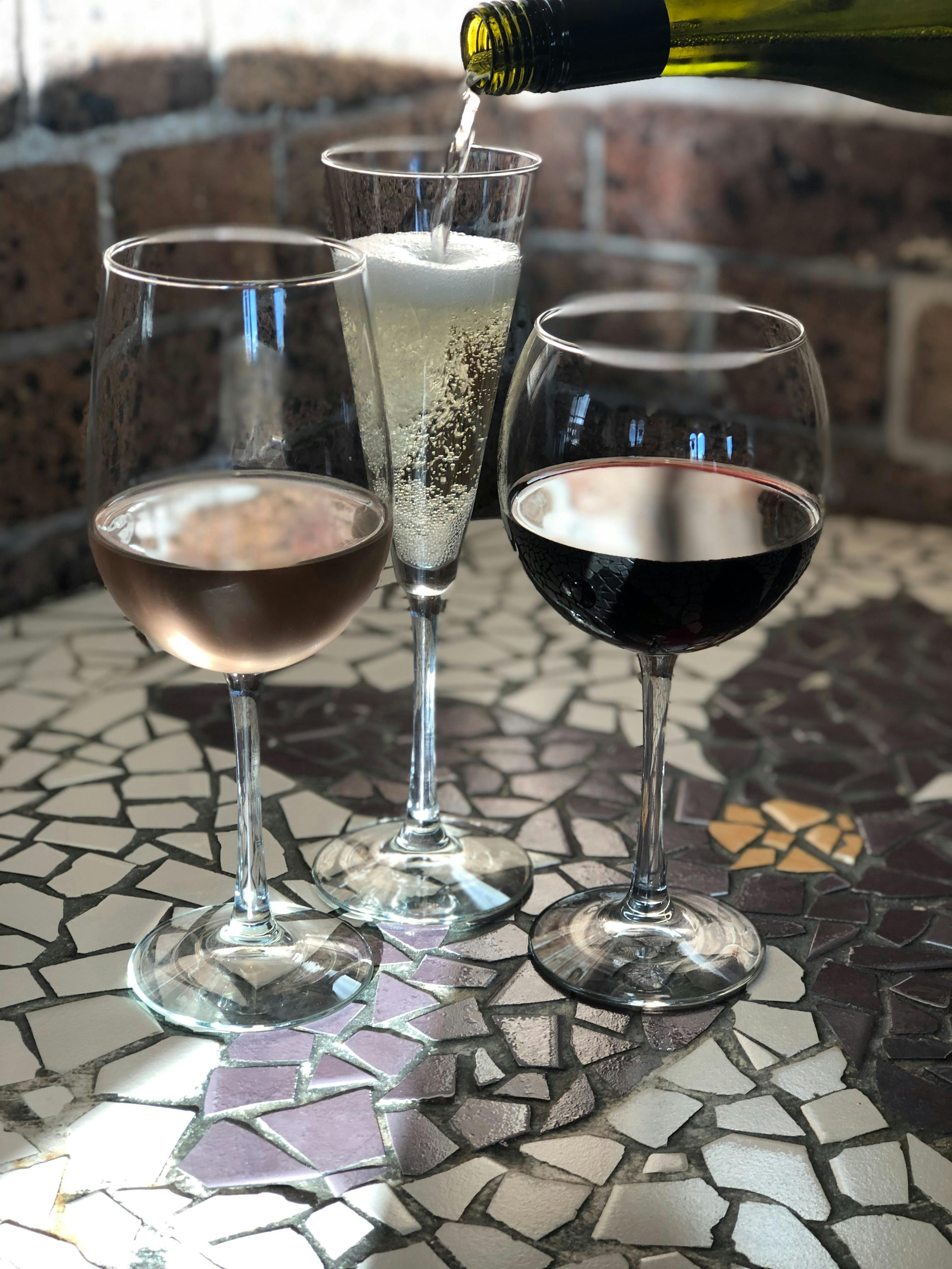Locally produced wines