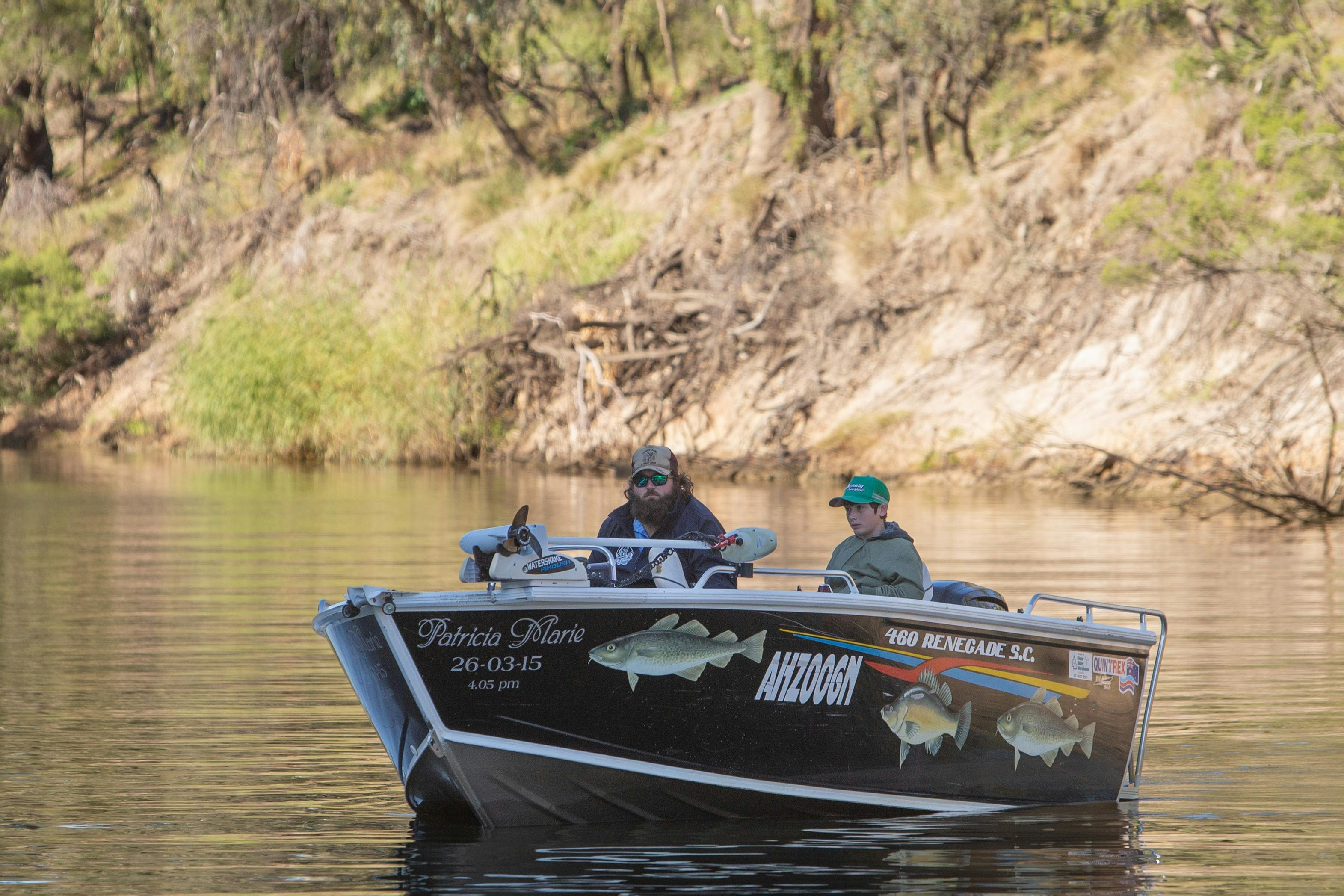 Fishing competition on the MacIntyre River