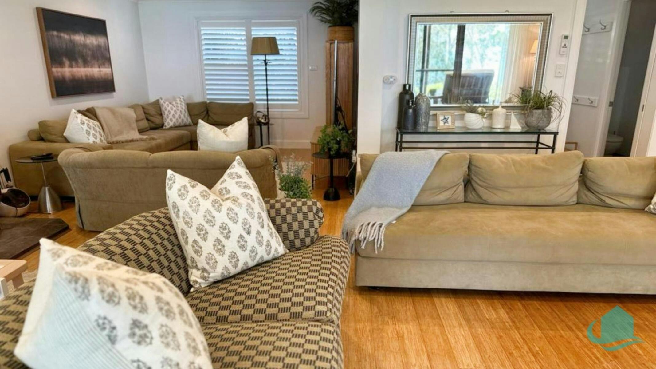 Multiple seating areas