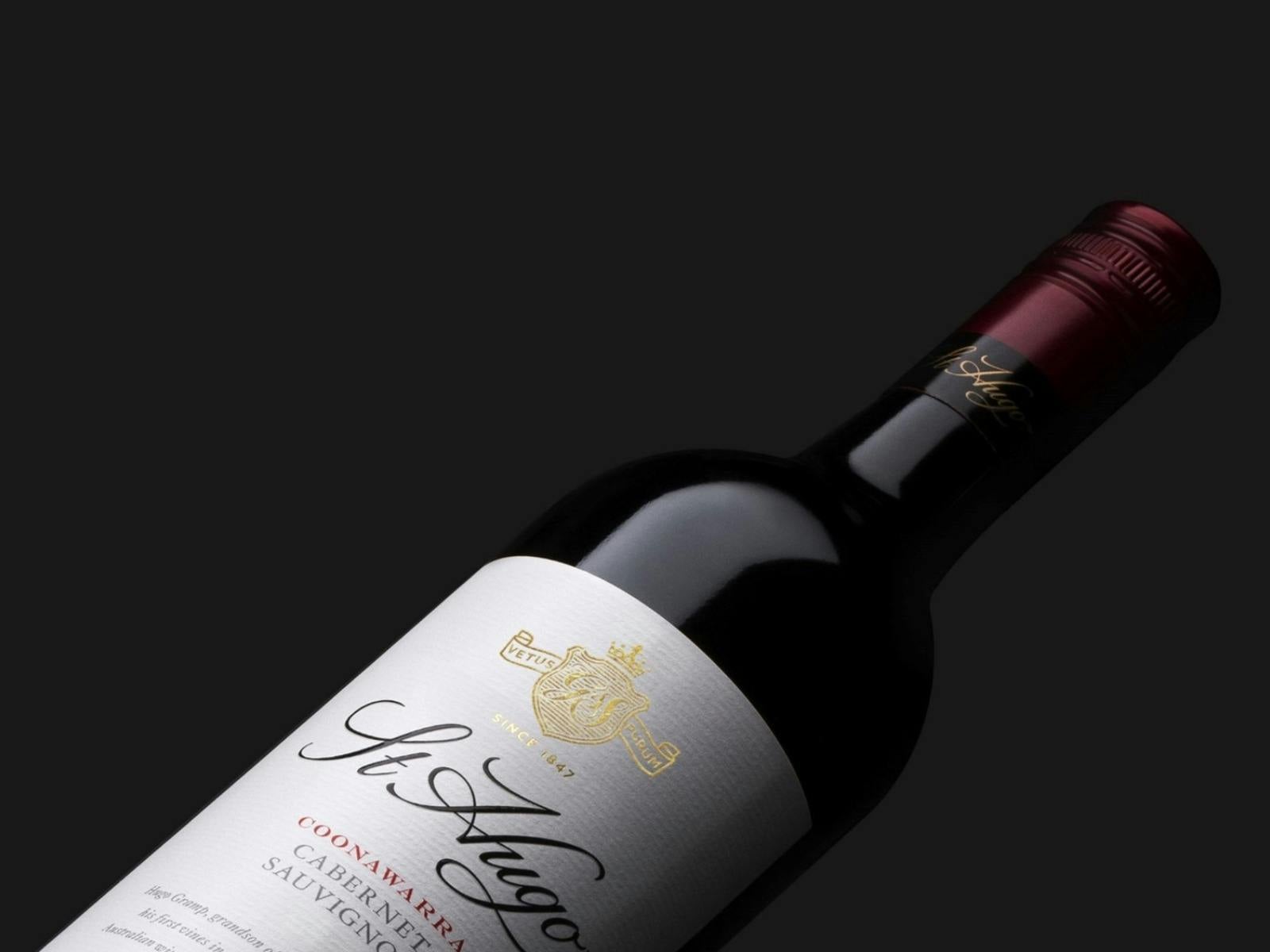 St Hugo wine bottle