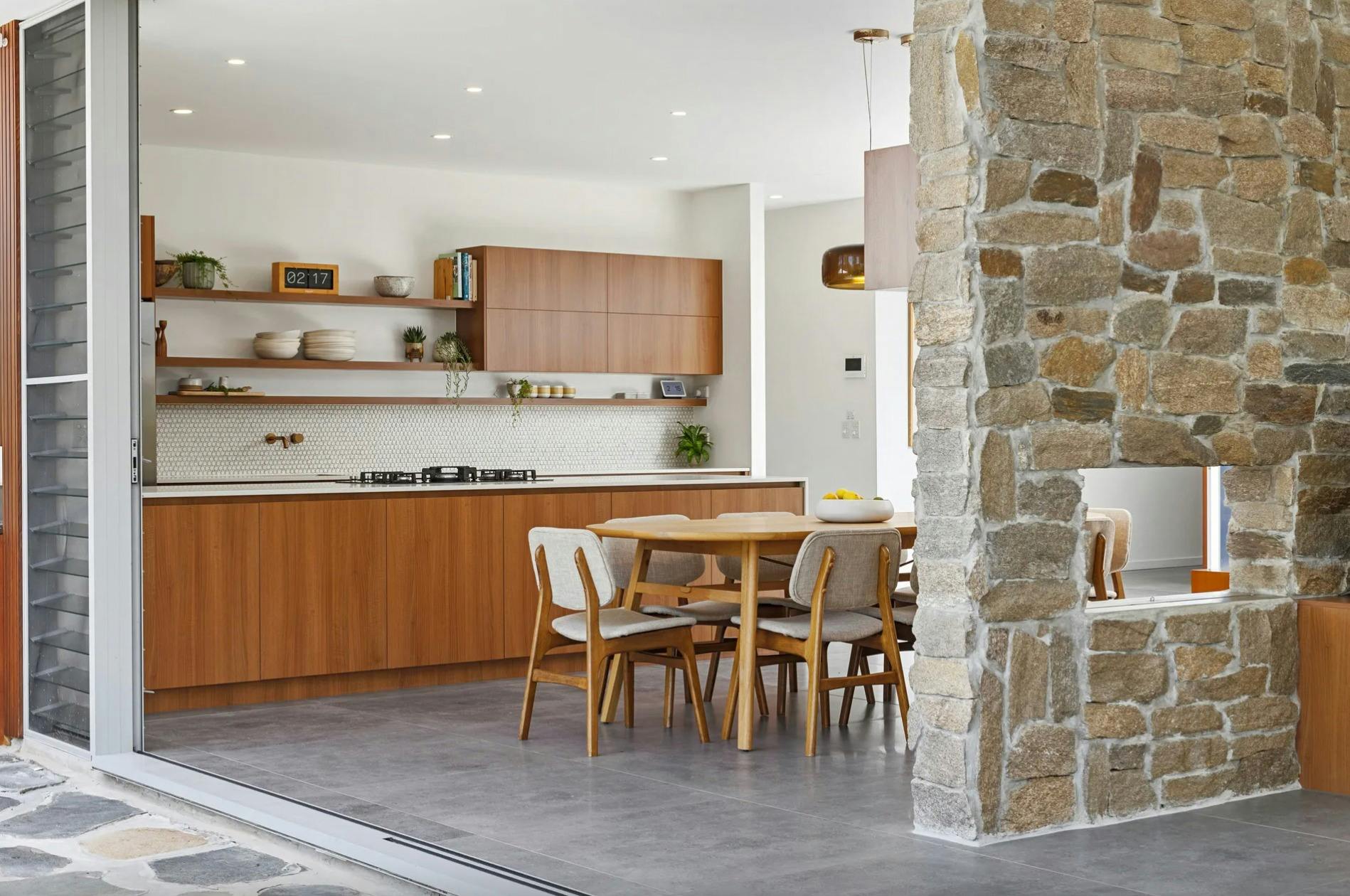 Kitchen and dining area