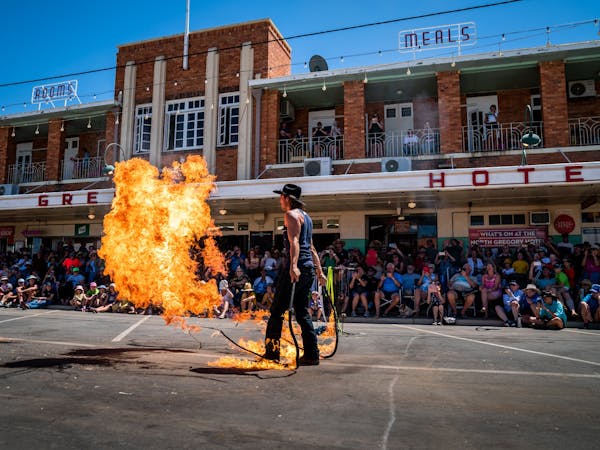 Flaming Whip Cracking