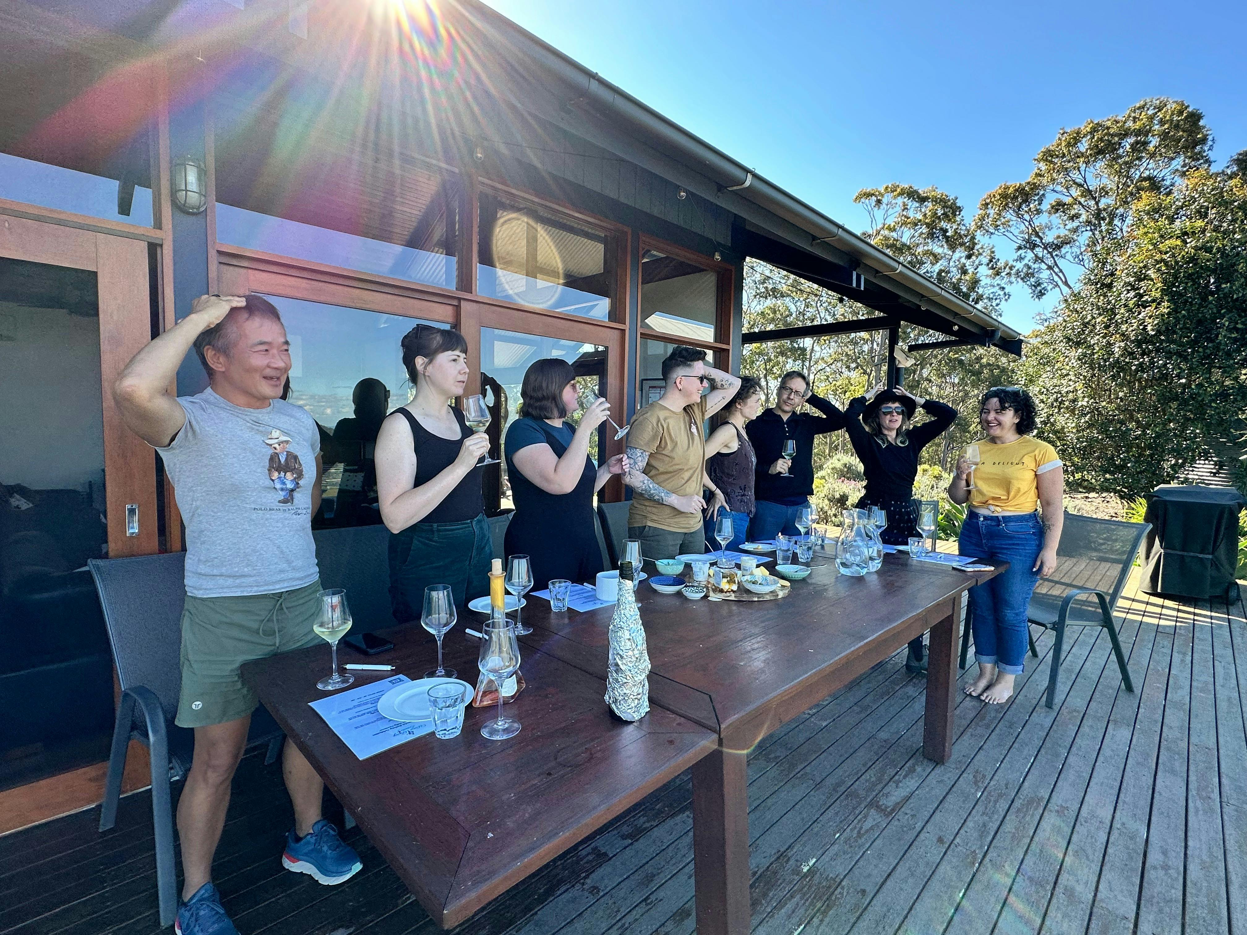 Interactive wine tasting