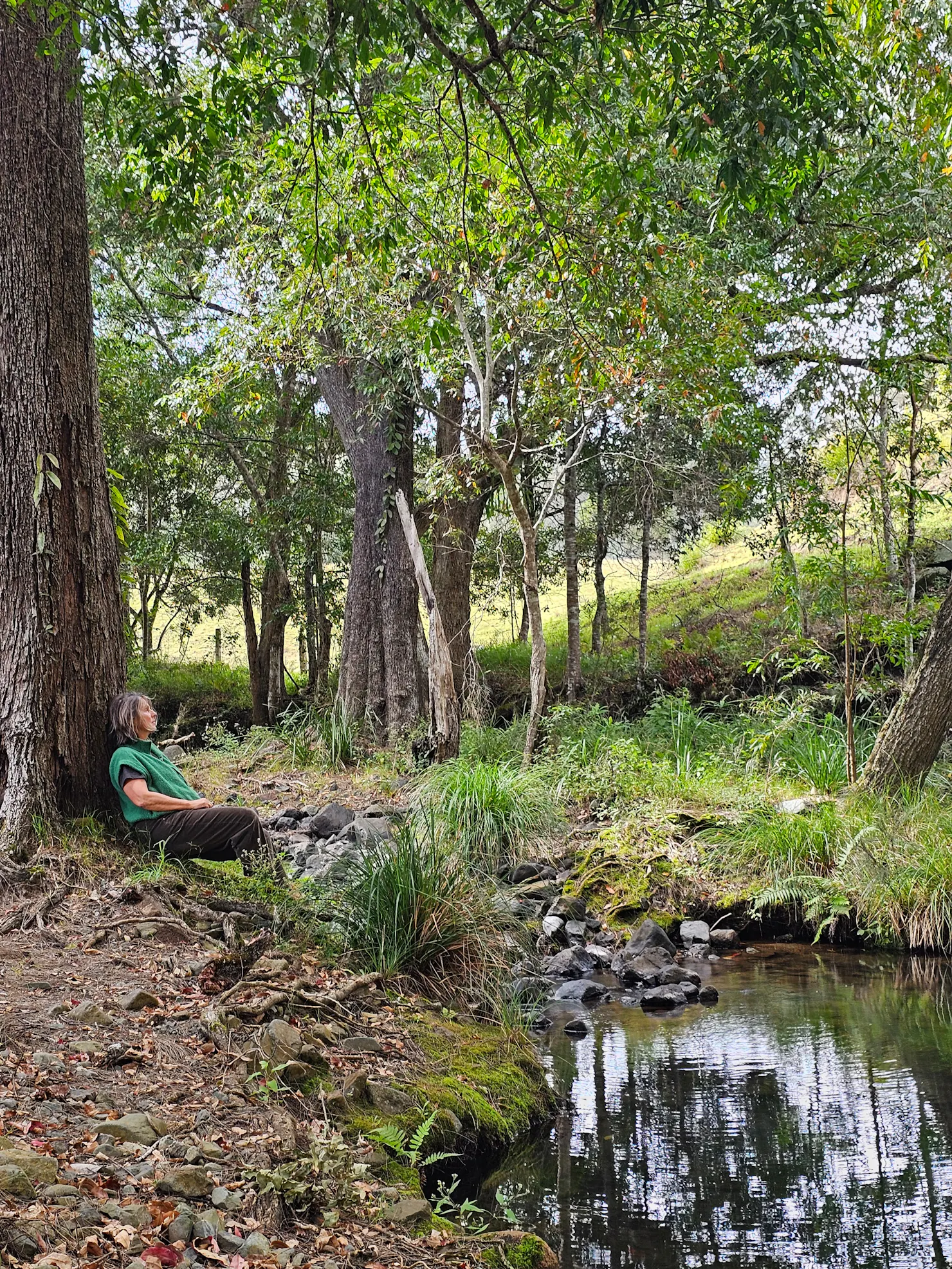 reflecting during a Once Were Wild Travel workshop