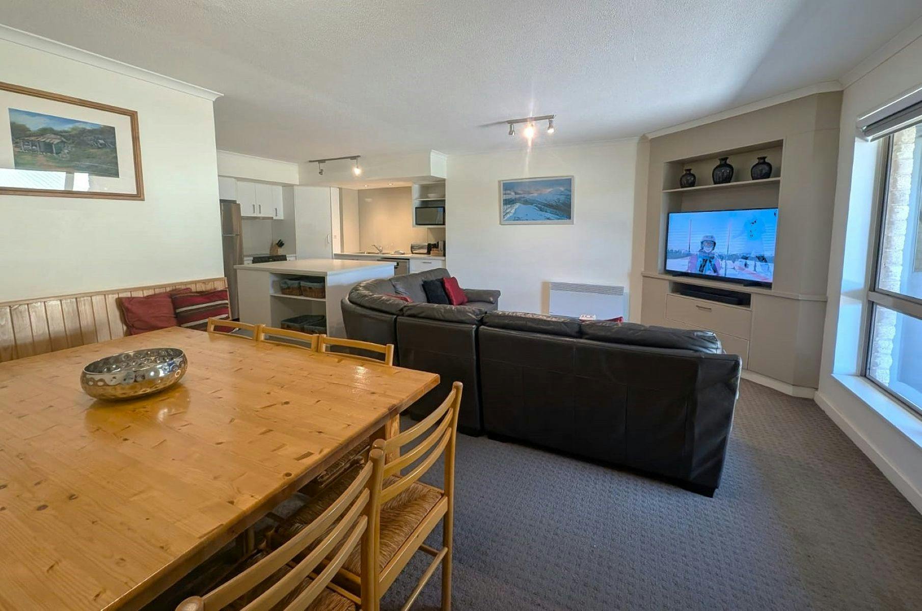 Open plan living dining kitchen