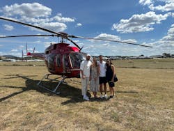 orange helicopters wine tour