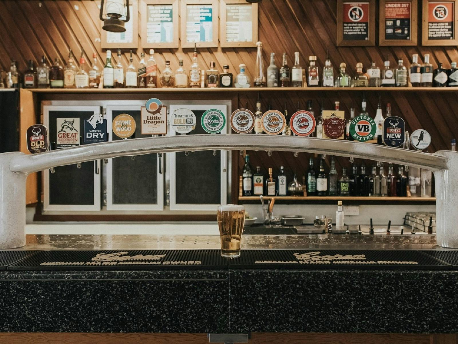 Bar with extensive selection of beers