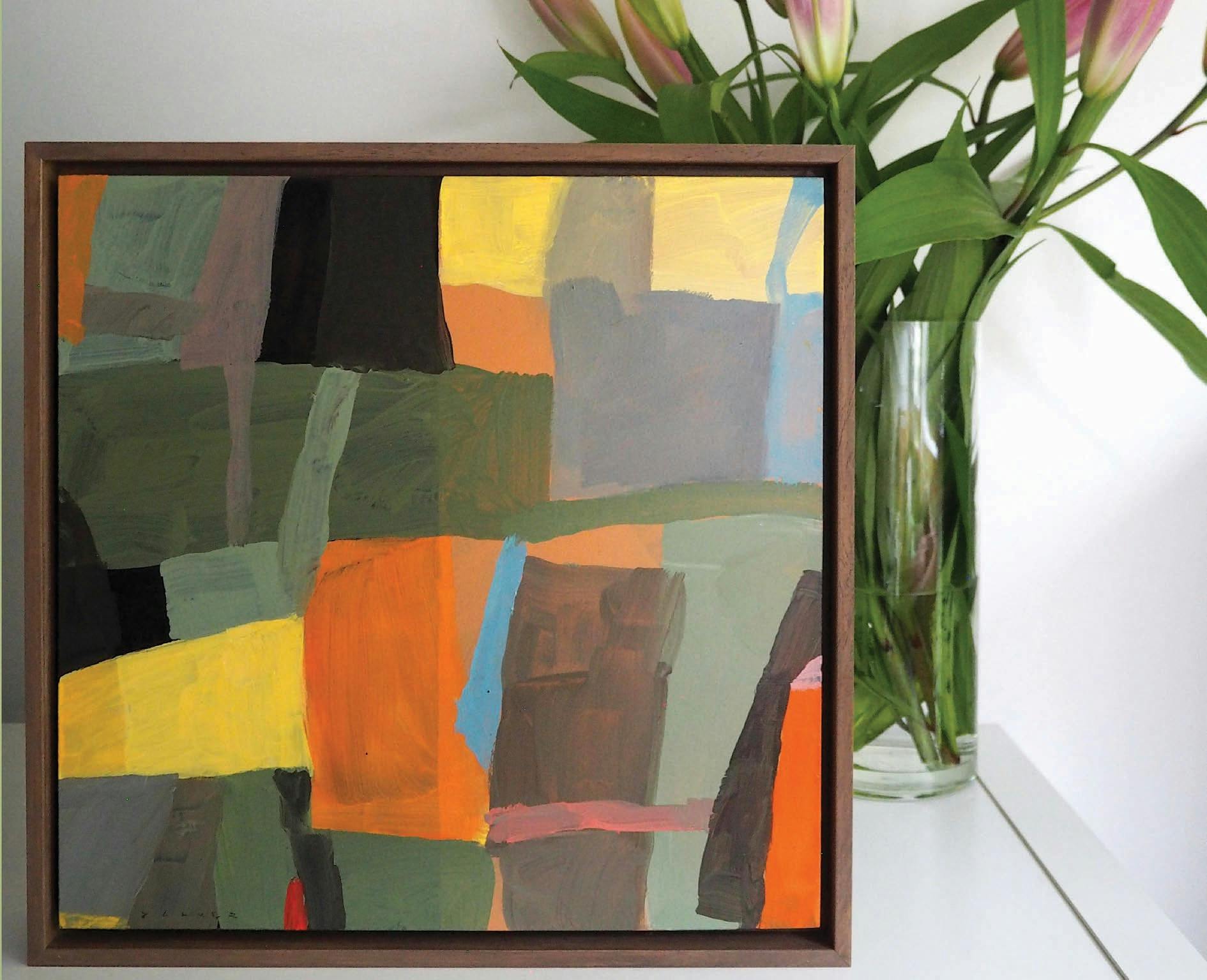 Framed painting by Simon Palmer
