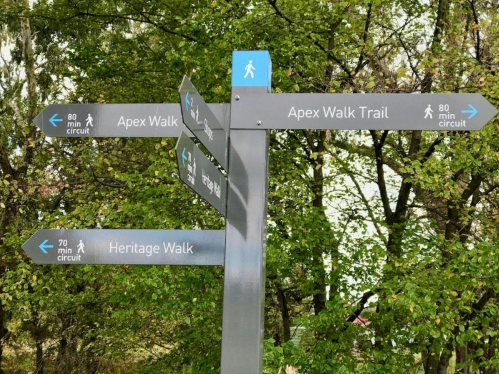 Photo of the Seven Creeks Walk Signpost