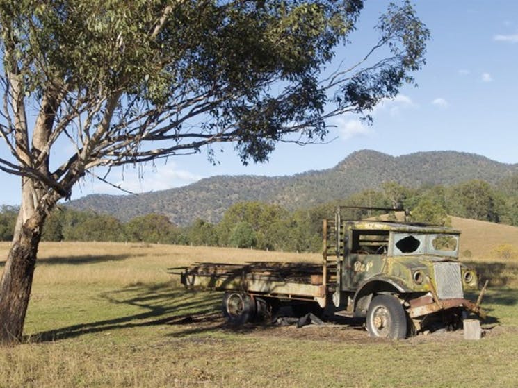 An historic farmland relic at East Kunderang Homestead in Oxley Wild Rivers National Park. Photo: