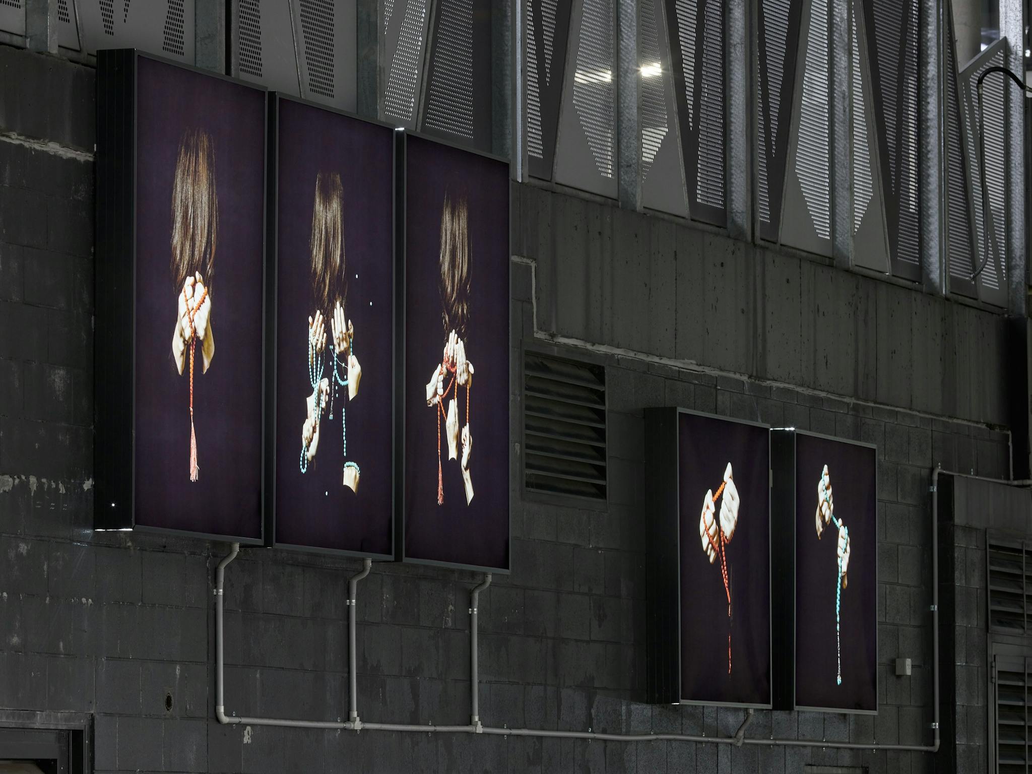 Installation view of 33 Beads, by Nasim Nasr. Photo credit: Jeremy Weihrauch.