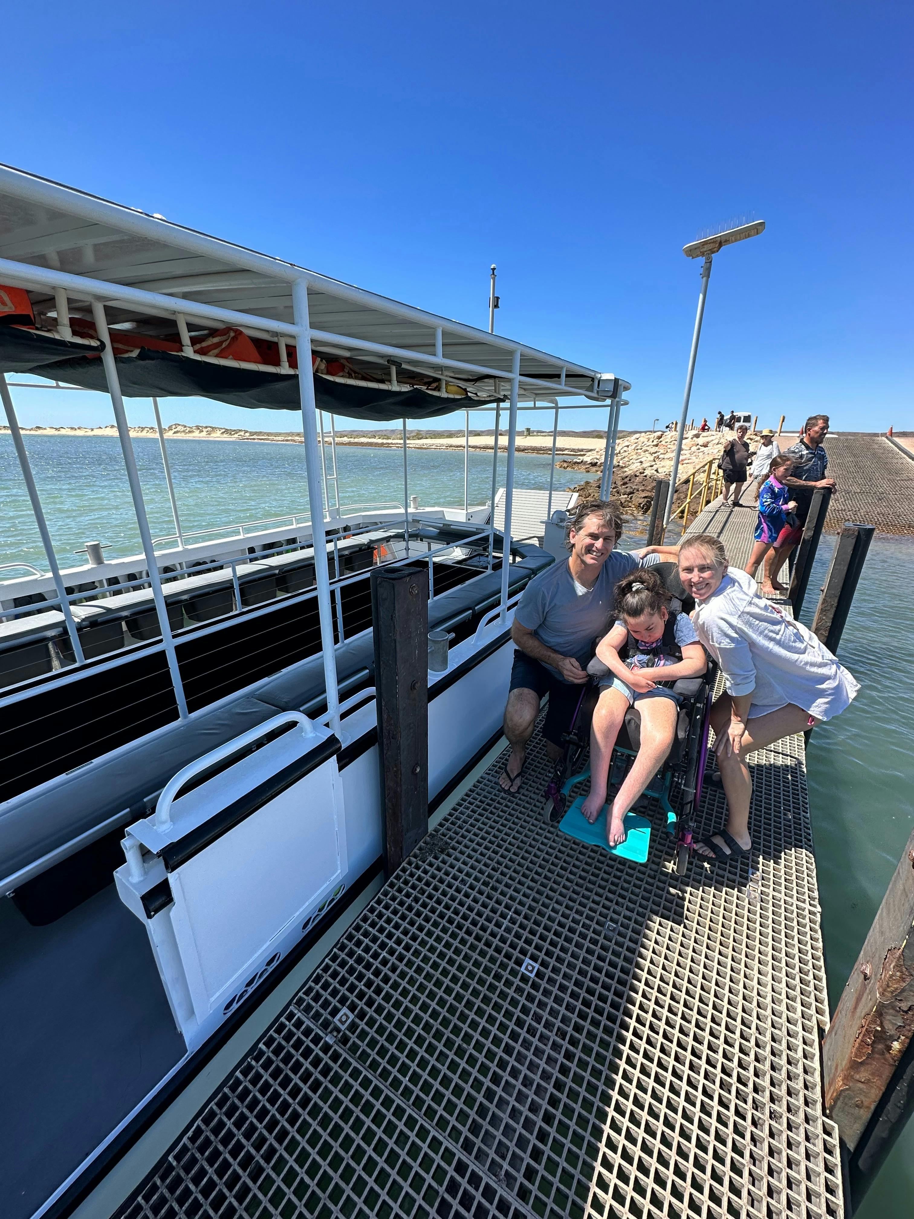 Family with wheelchair access
