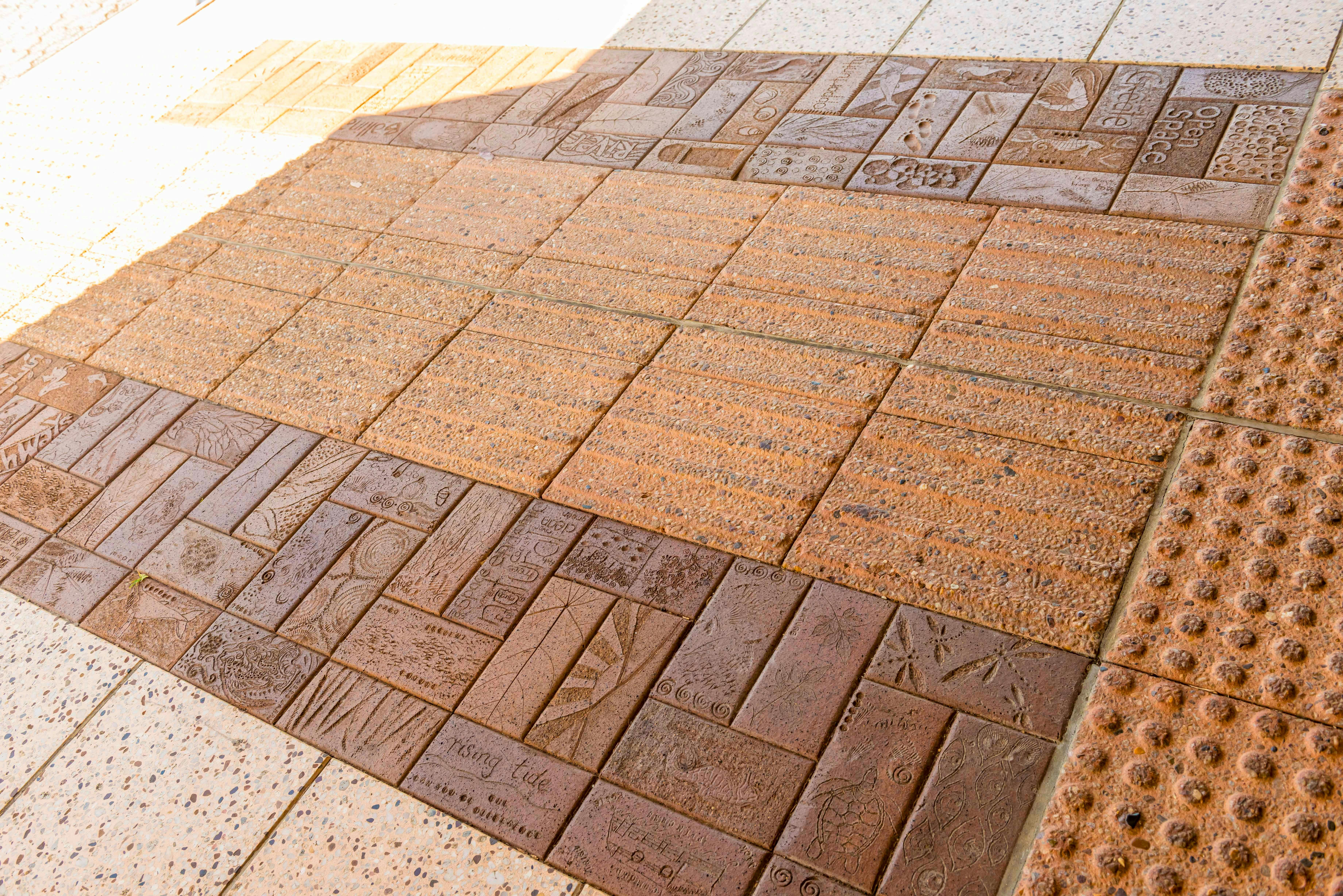 clay pavers art