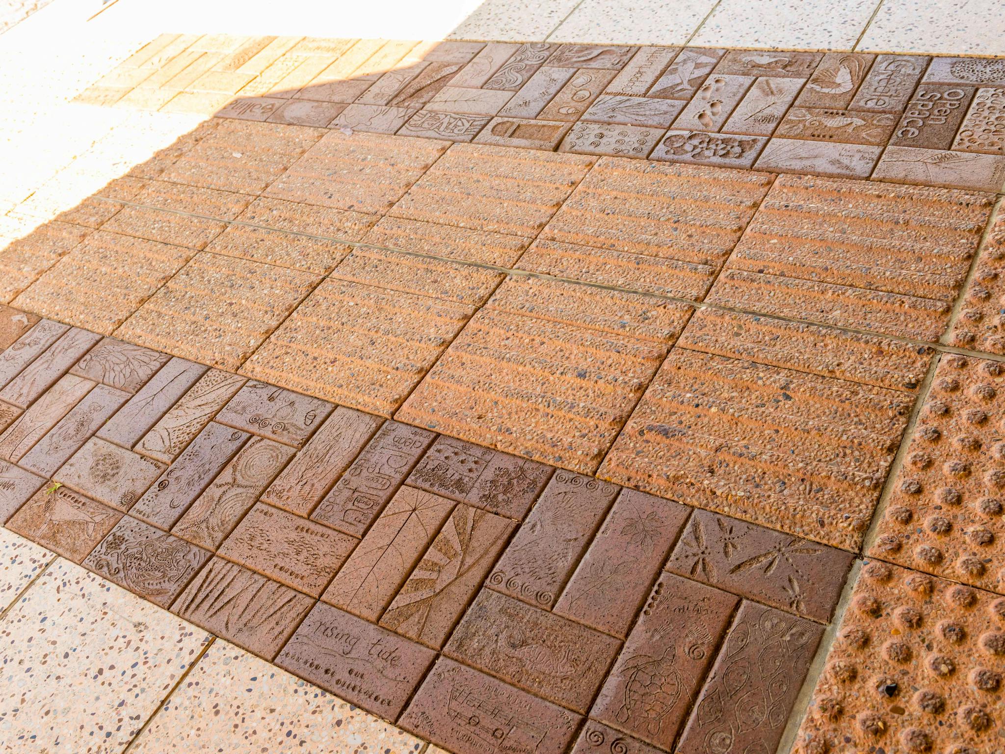 clay pavers art