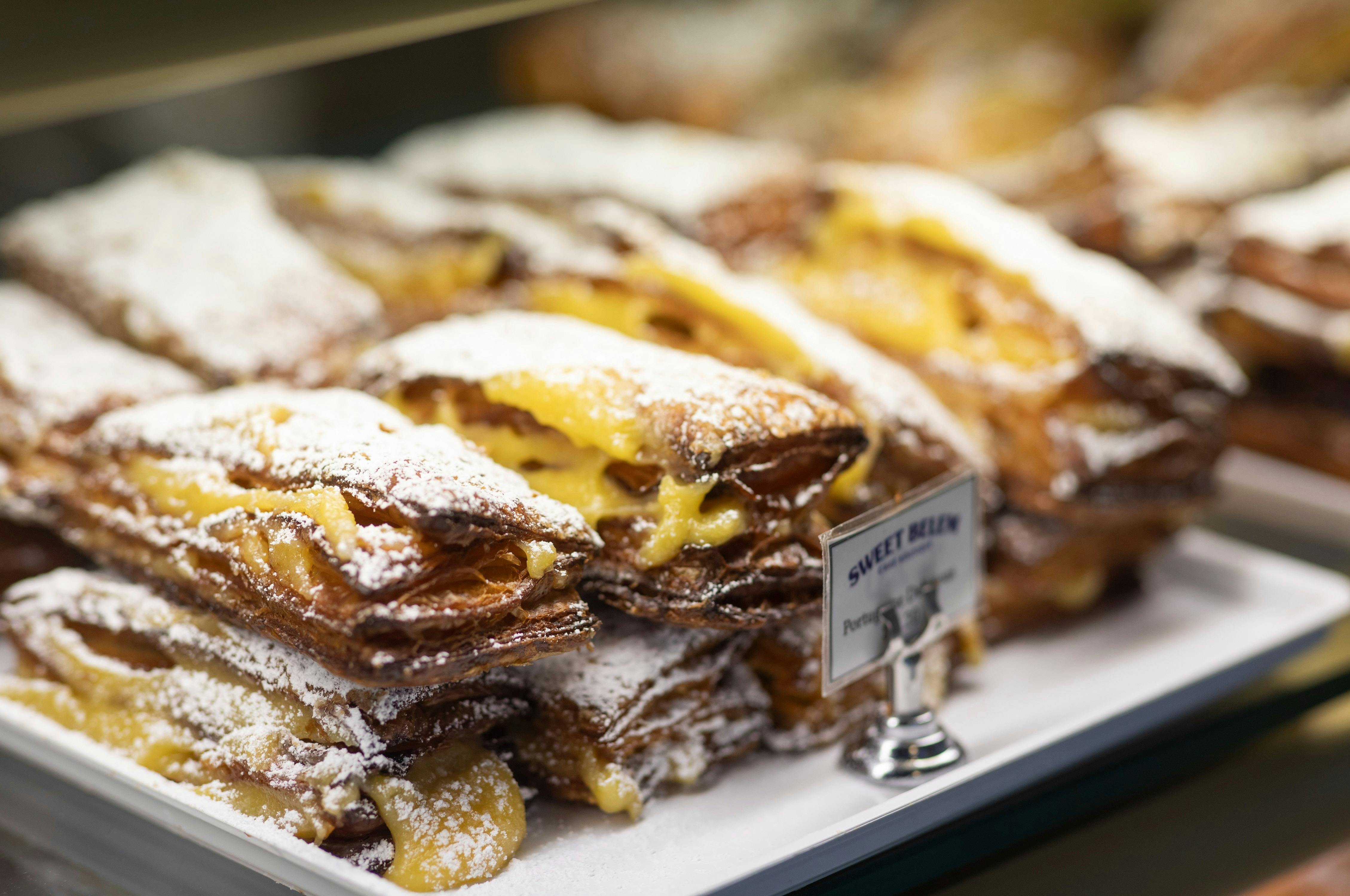 Portuguese desserts available for purchase from Sweet Belem Cake Boutique, Petersham