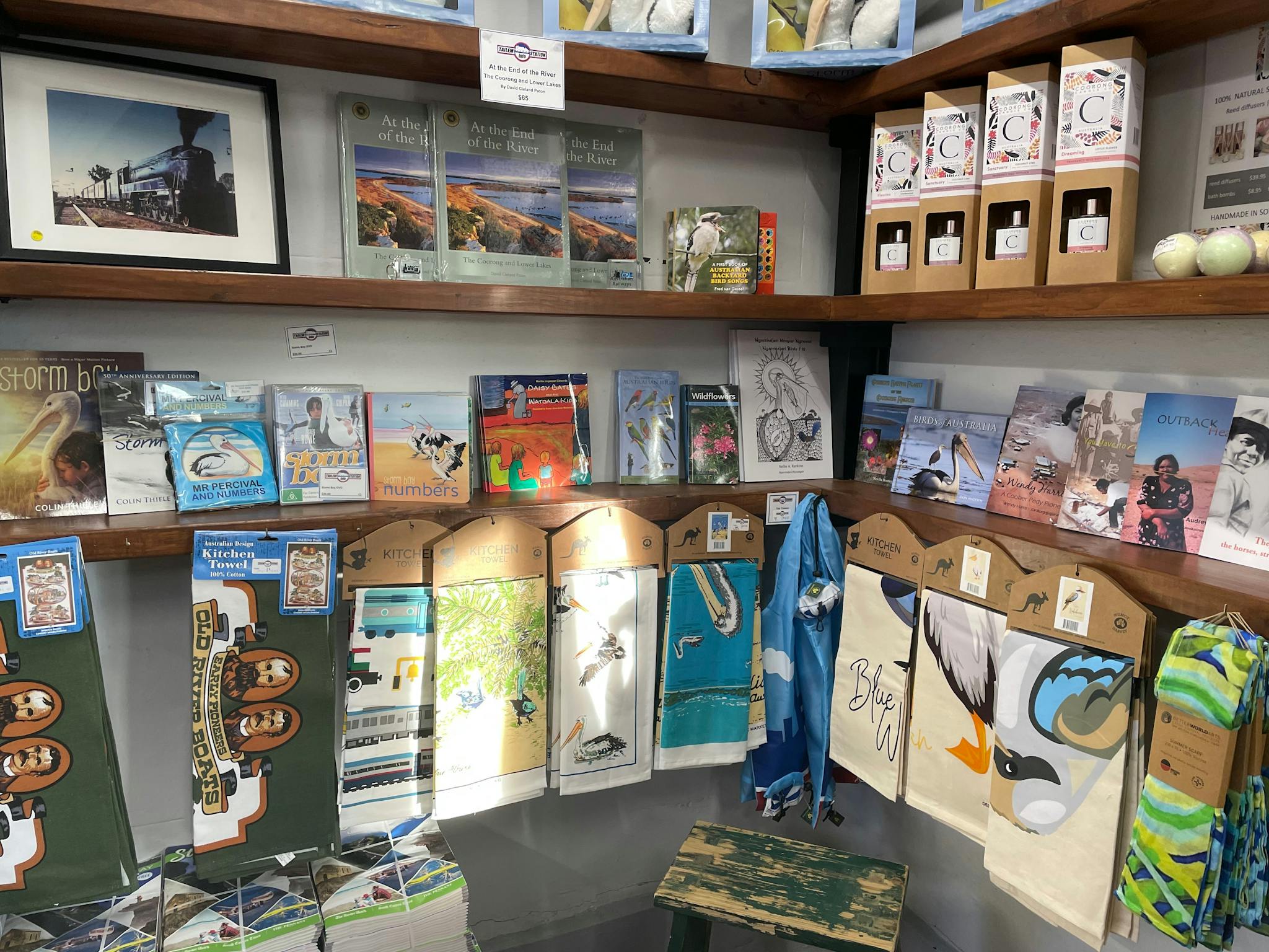 Variety of giftware available in the Info Station