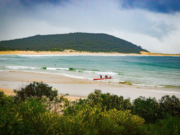 kayaking fingal bay