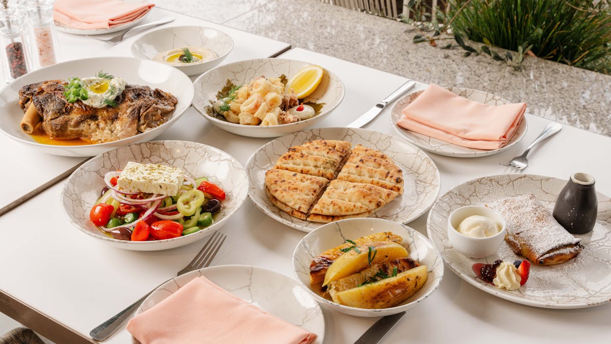 Banquet dining at Opa Bar + Mezze