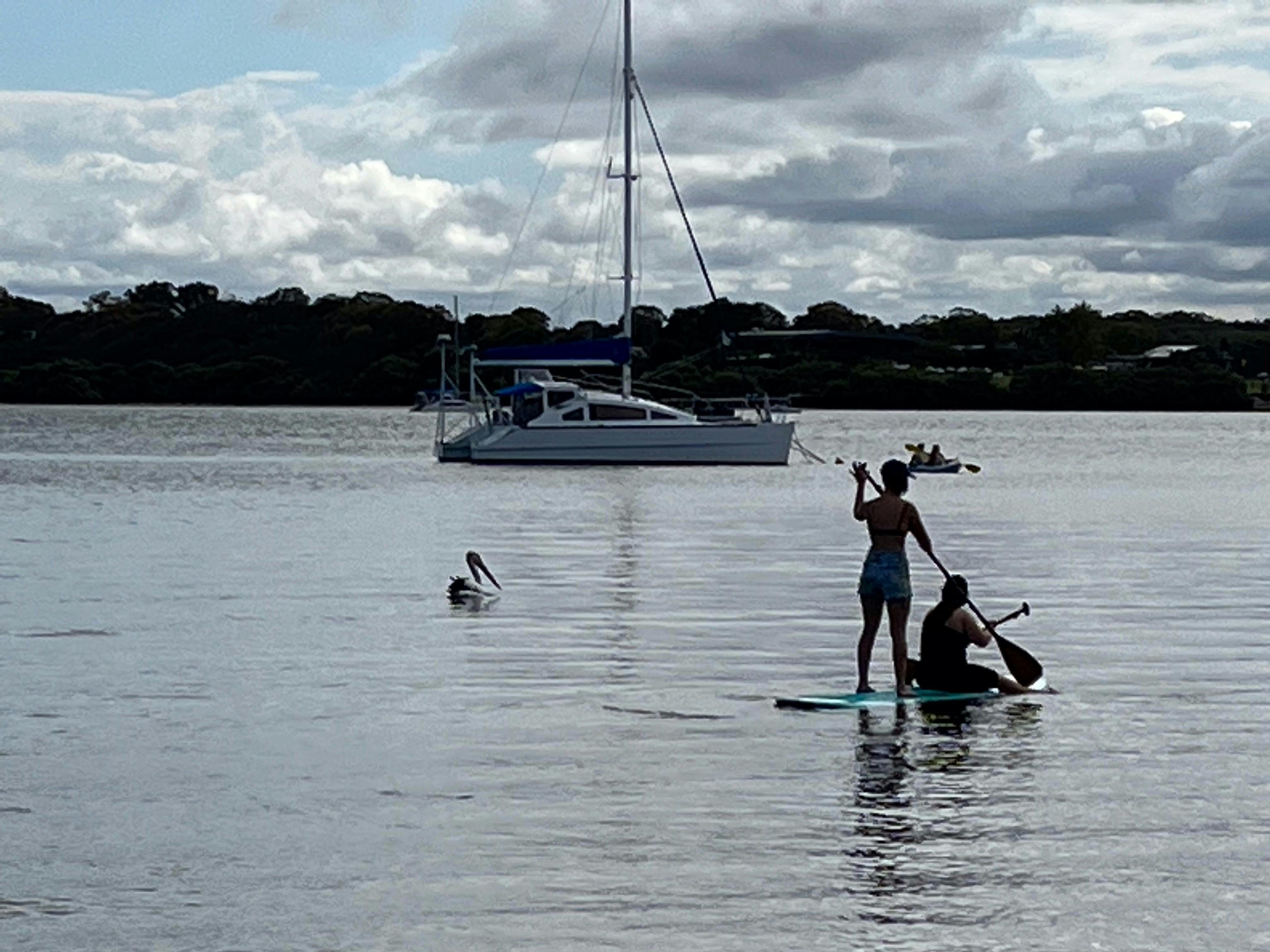 stand up paddleboarding