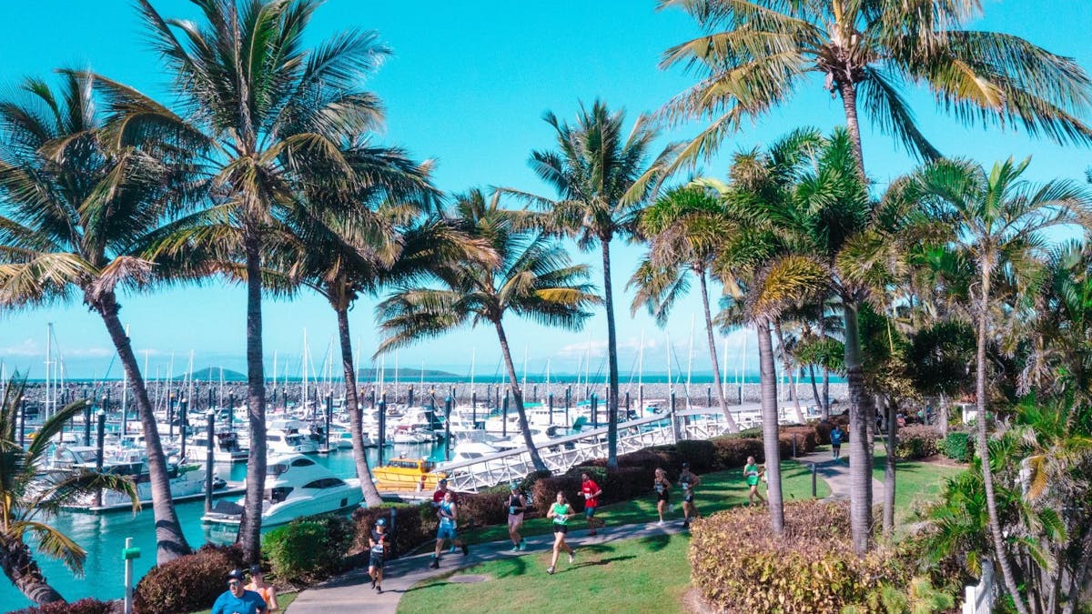 Blue Water River Views Along The Mackay Marina Run Course