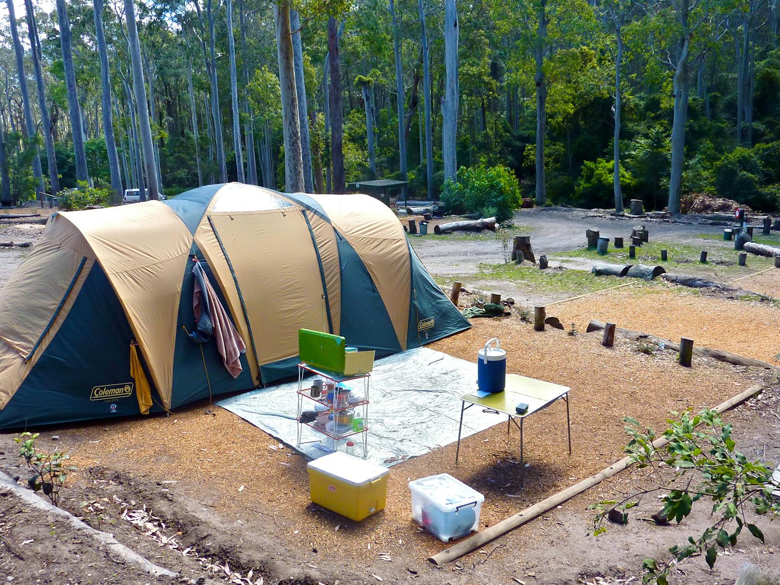 Bushland camping