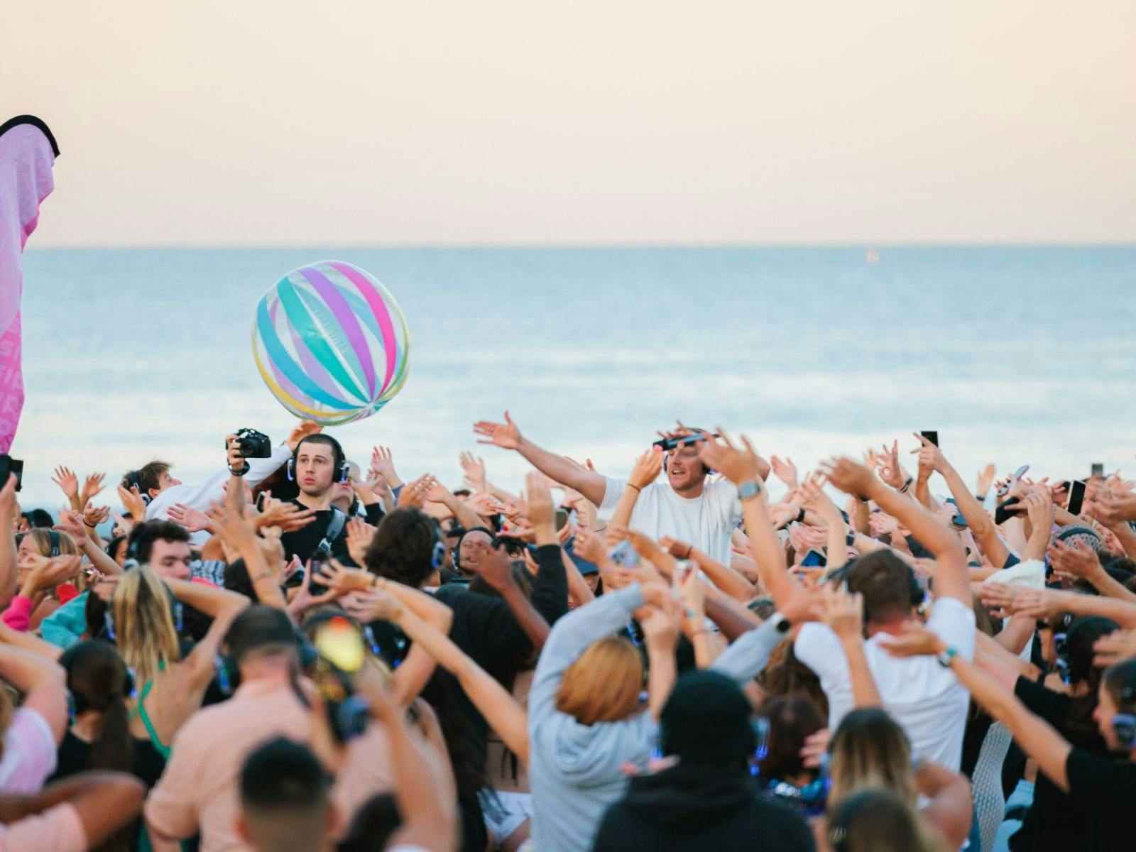 A sunrise silent disco. Dawnbreak