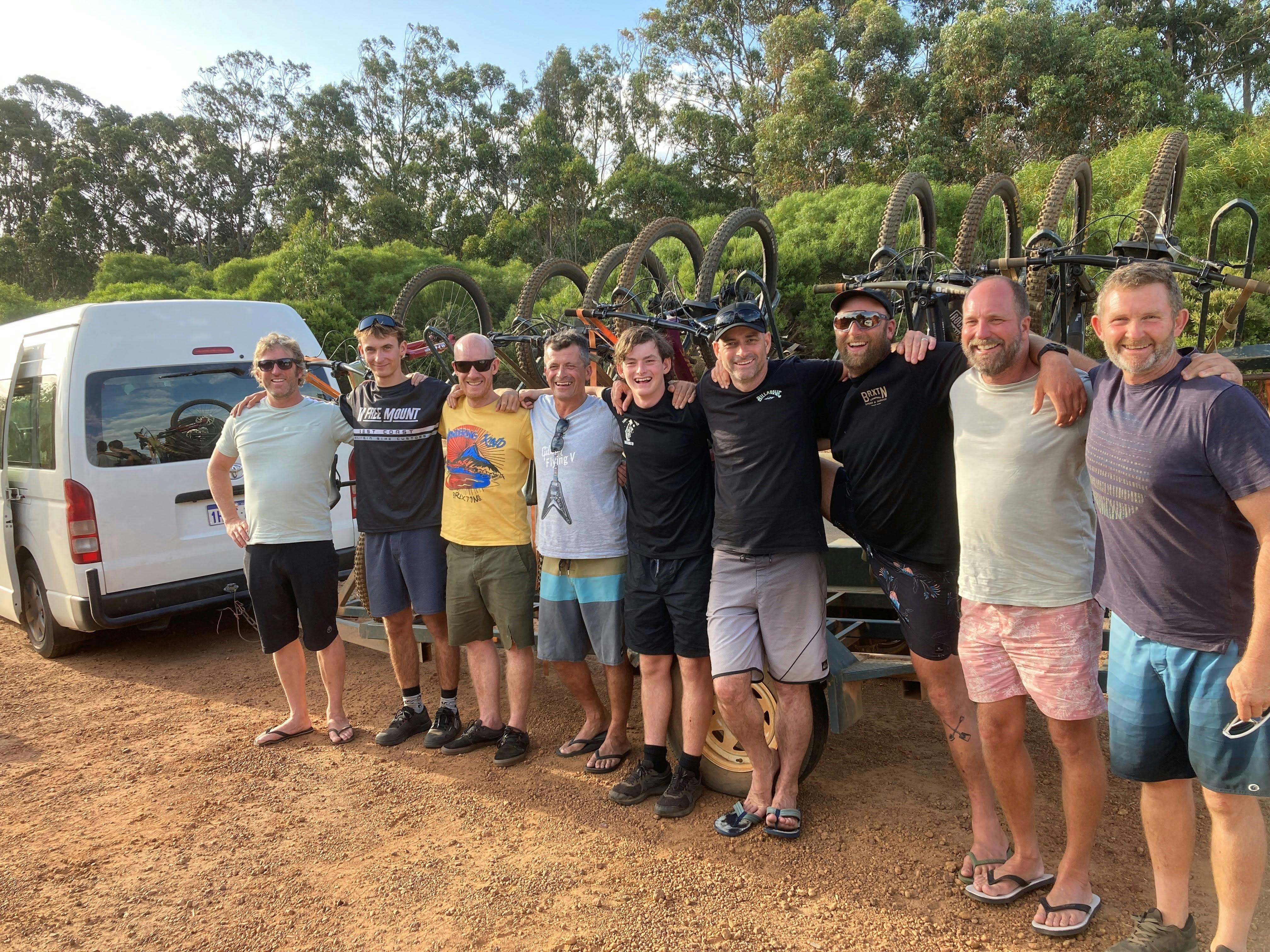 Back home after a Bikes and Beers tour to Nannup Tank 7 Bike Park and swim at Barrabup pool