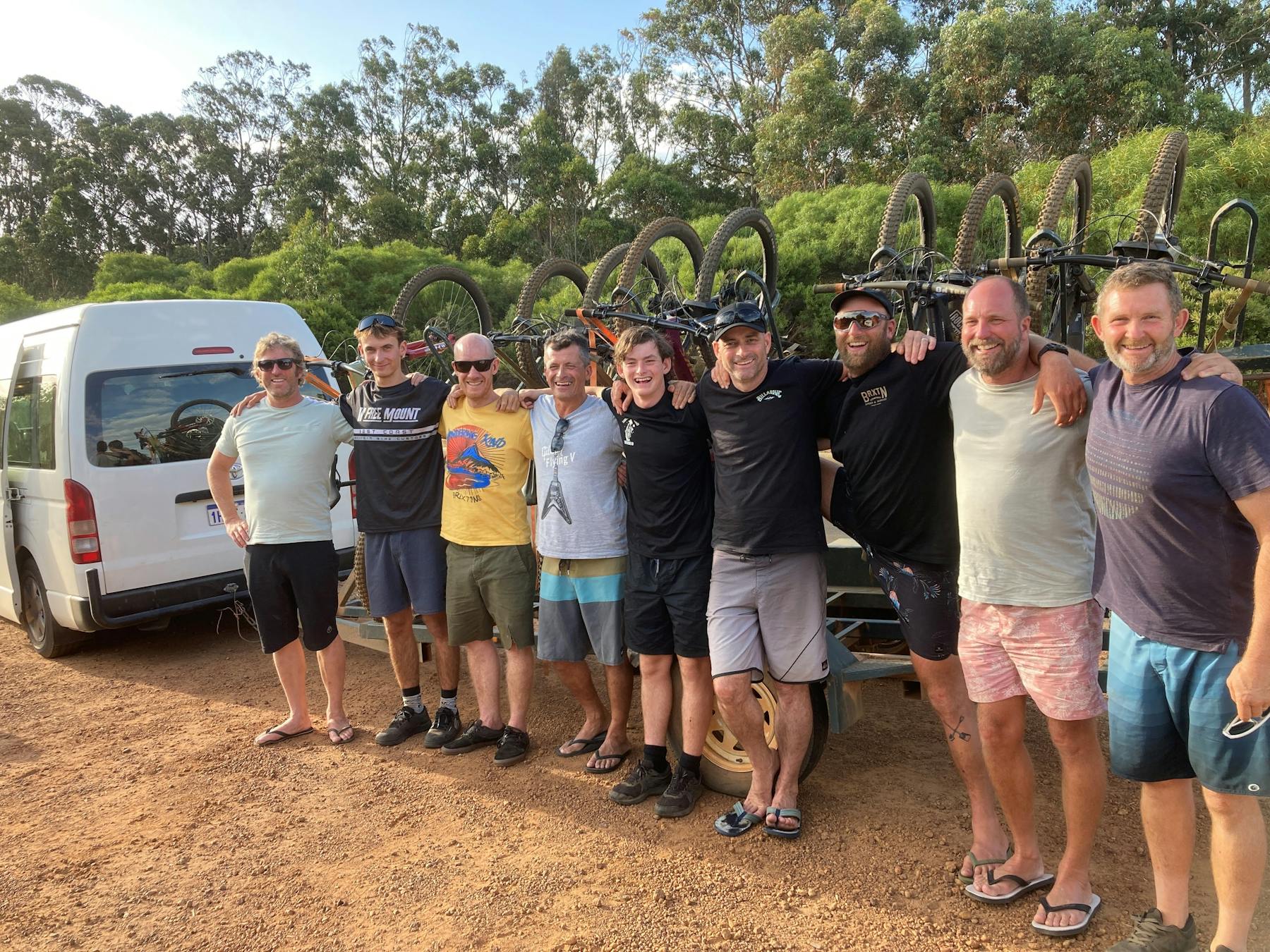 Back home after a Bikes and Beers tour to Nannup Tank 7 Bike Park and swim at Barrabup pool