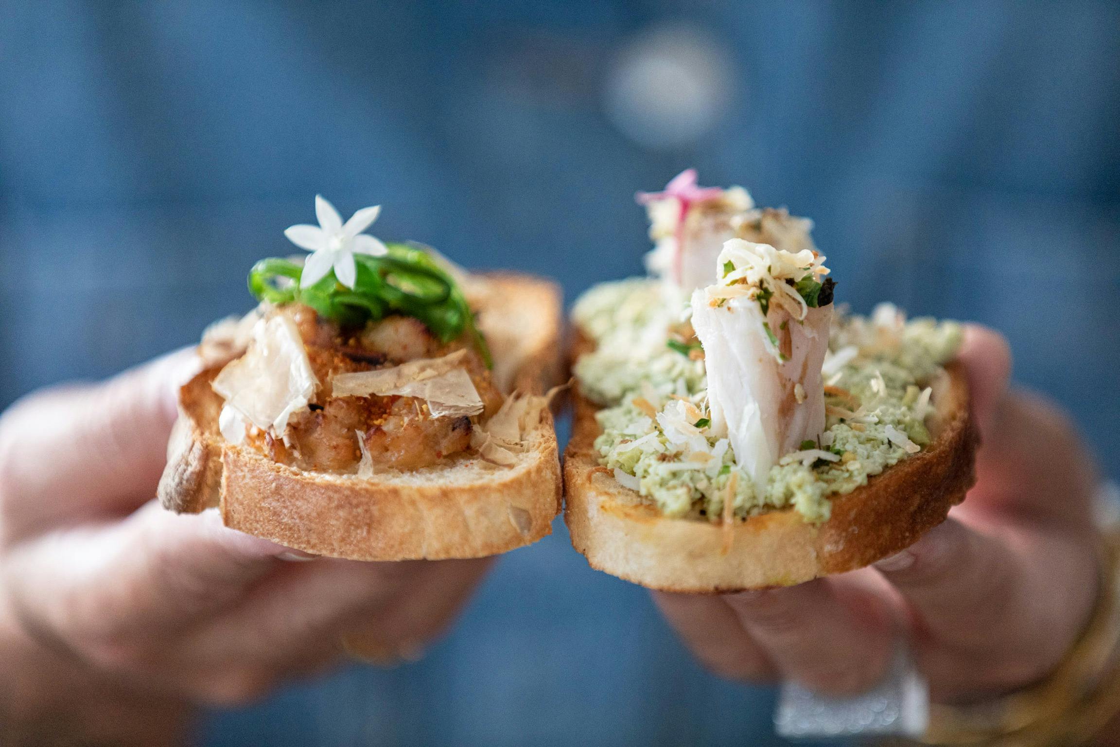 Crab & Ocean Bruschetta