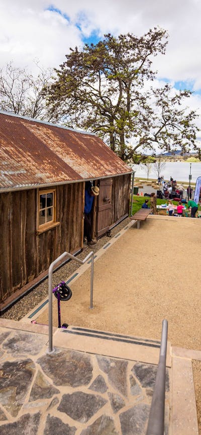 Slab building Blundells Cottage