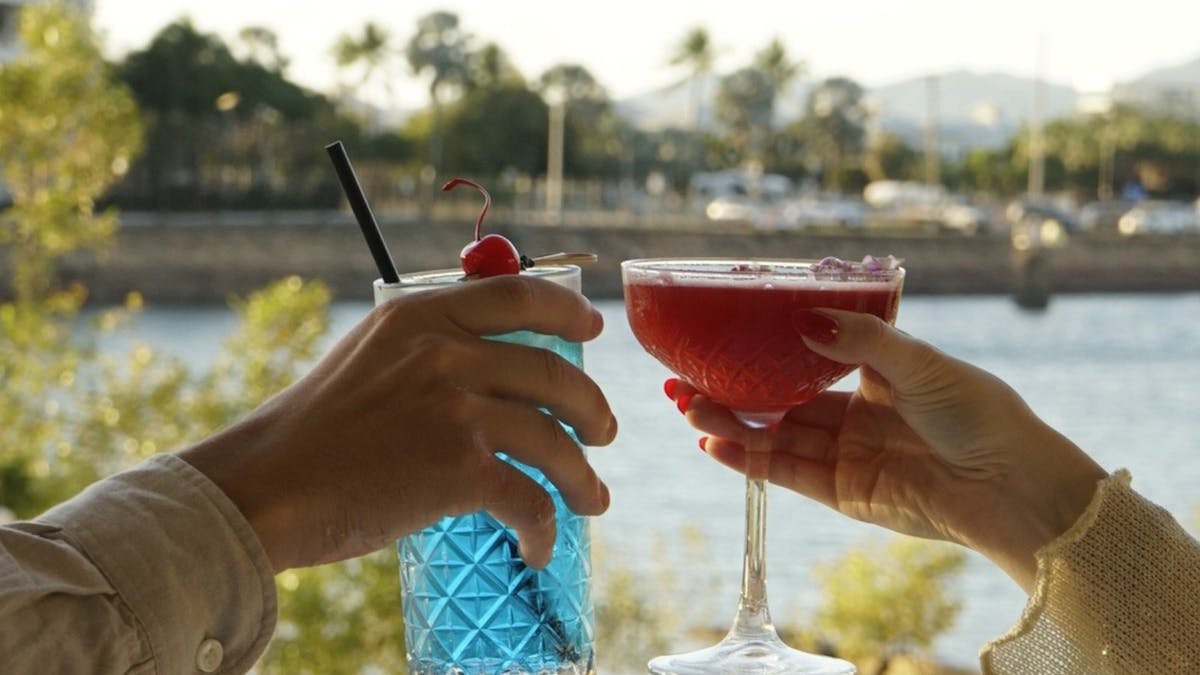 Cheers at Levanti and Marina View