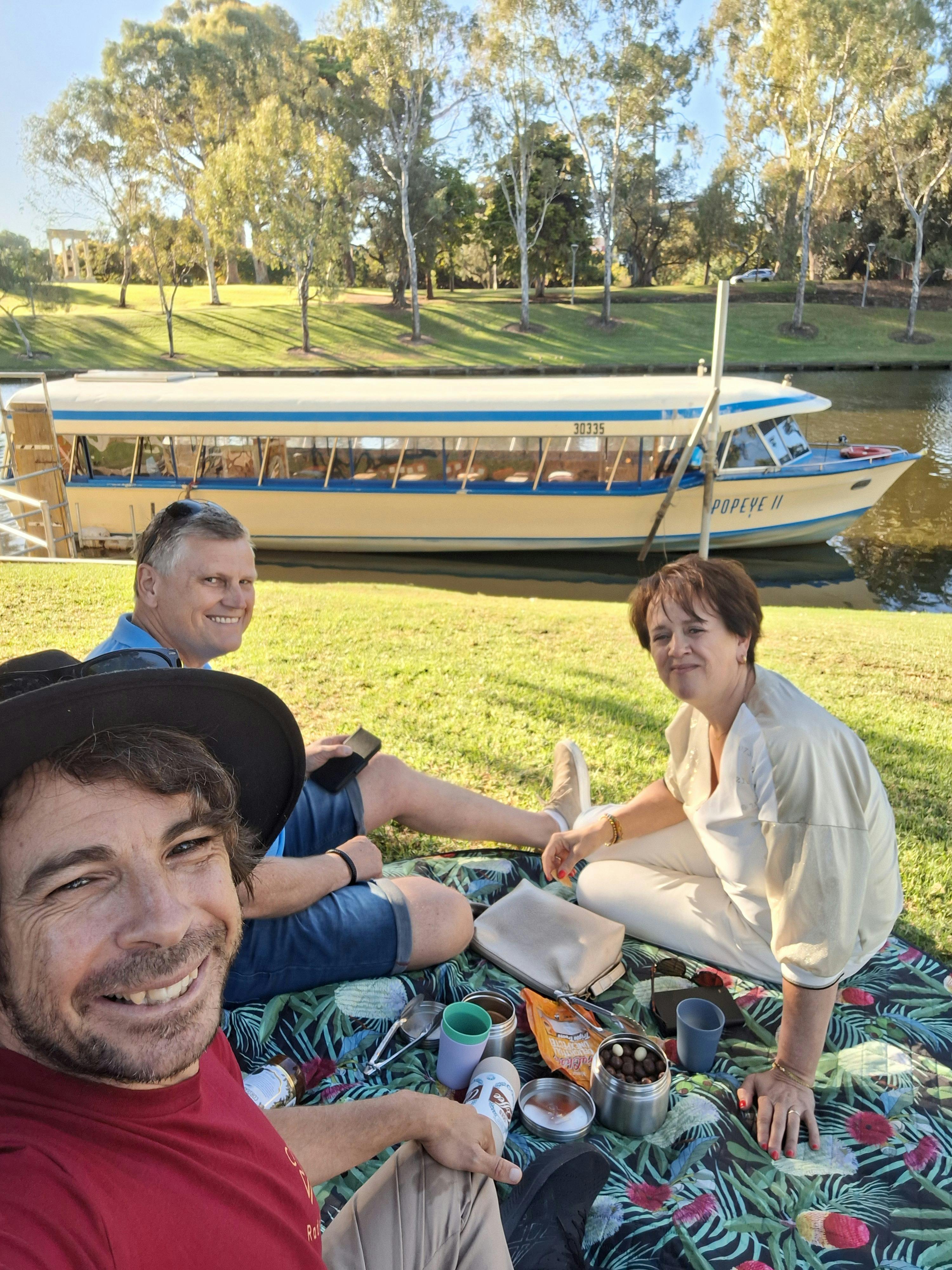 picnic by the river