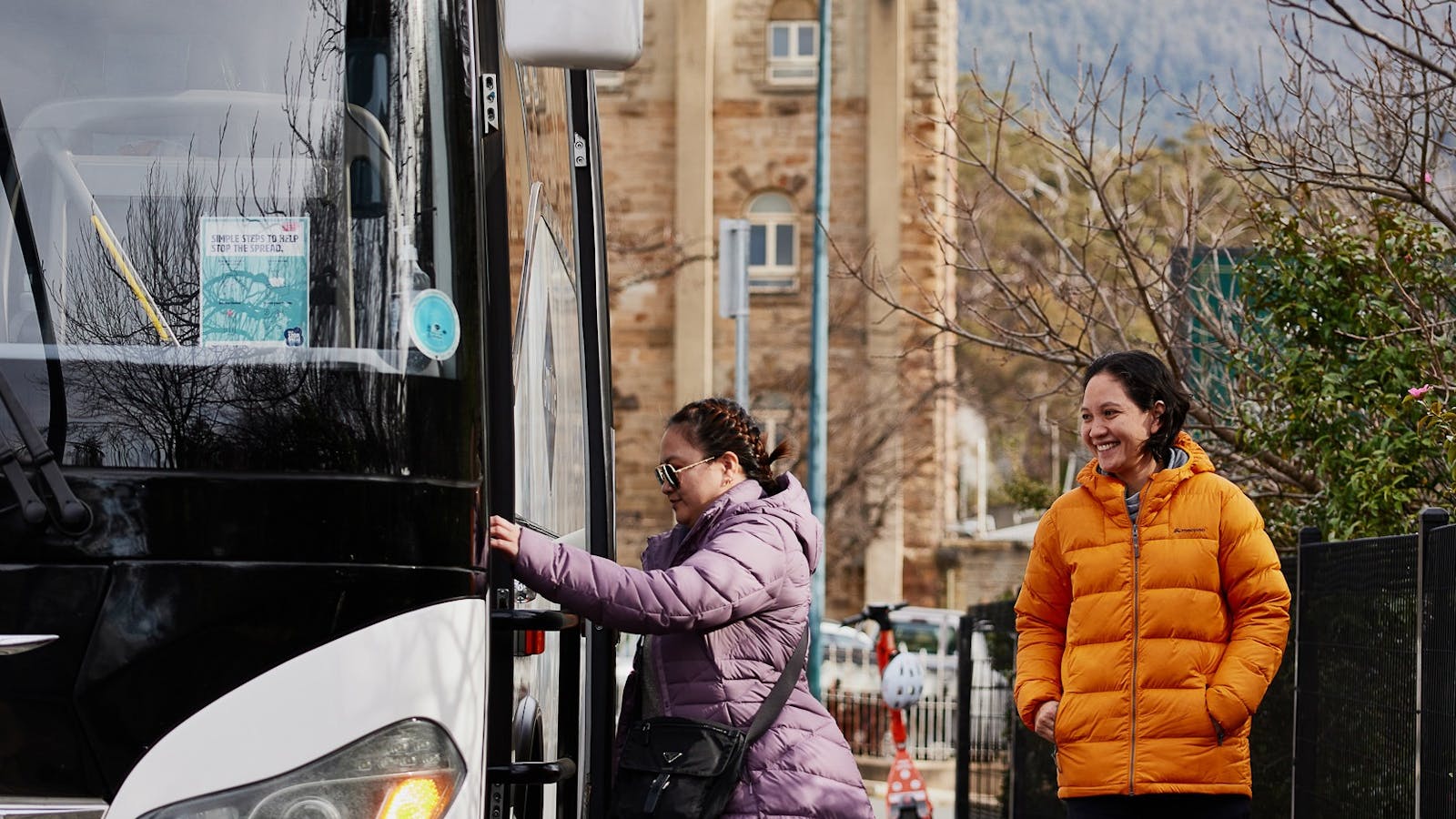 Enjoy one of the many stops a on board our Hobart city sightseeing tour