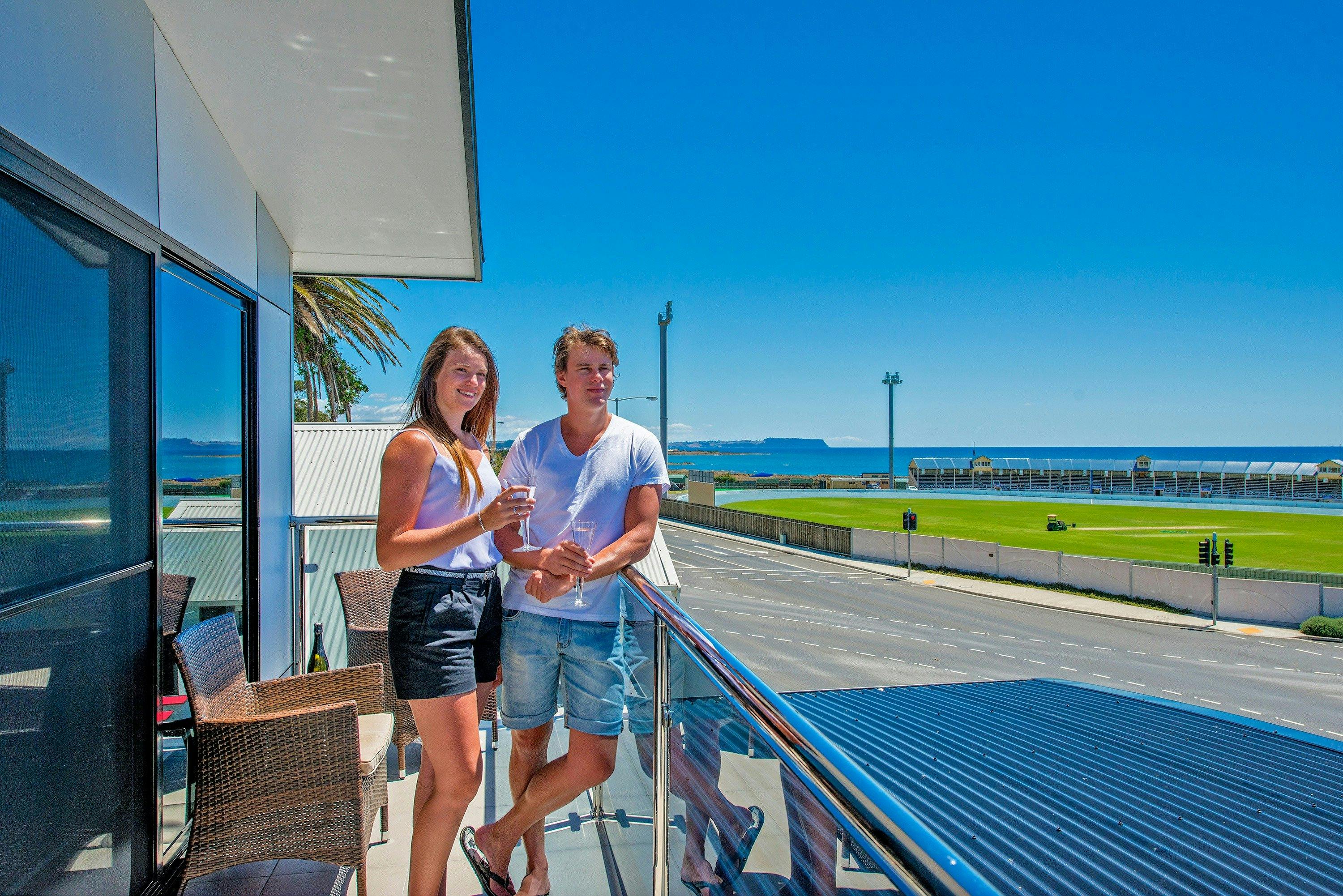 Burnie by the Bay new 2 bedroom apartments with Ocean views & off street under cover parking .