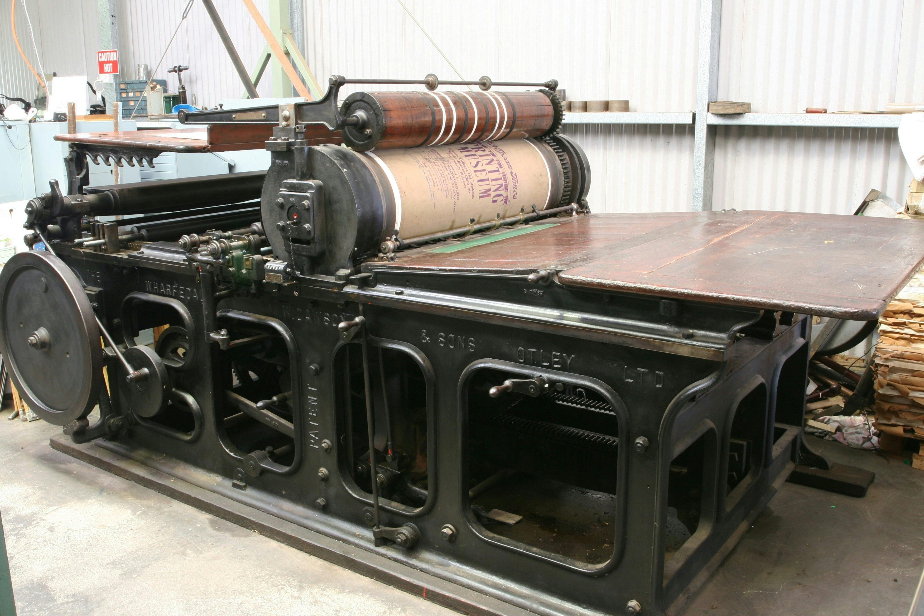 Large printing press