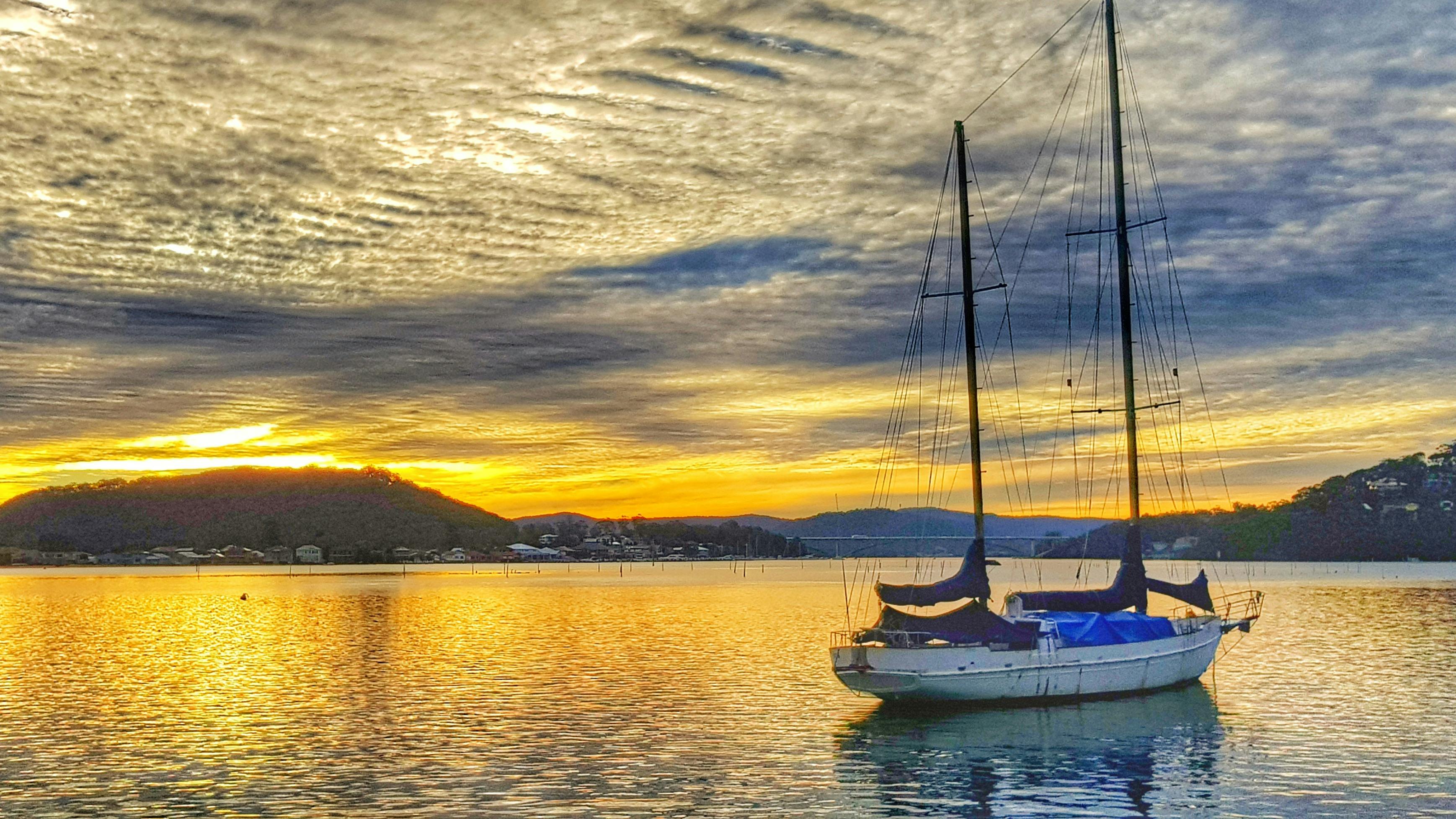 Watch the sun go down after a satisfying day on the water