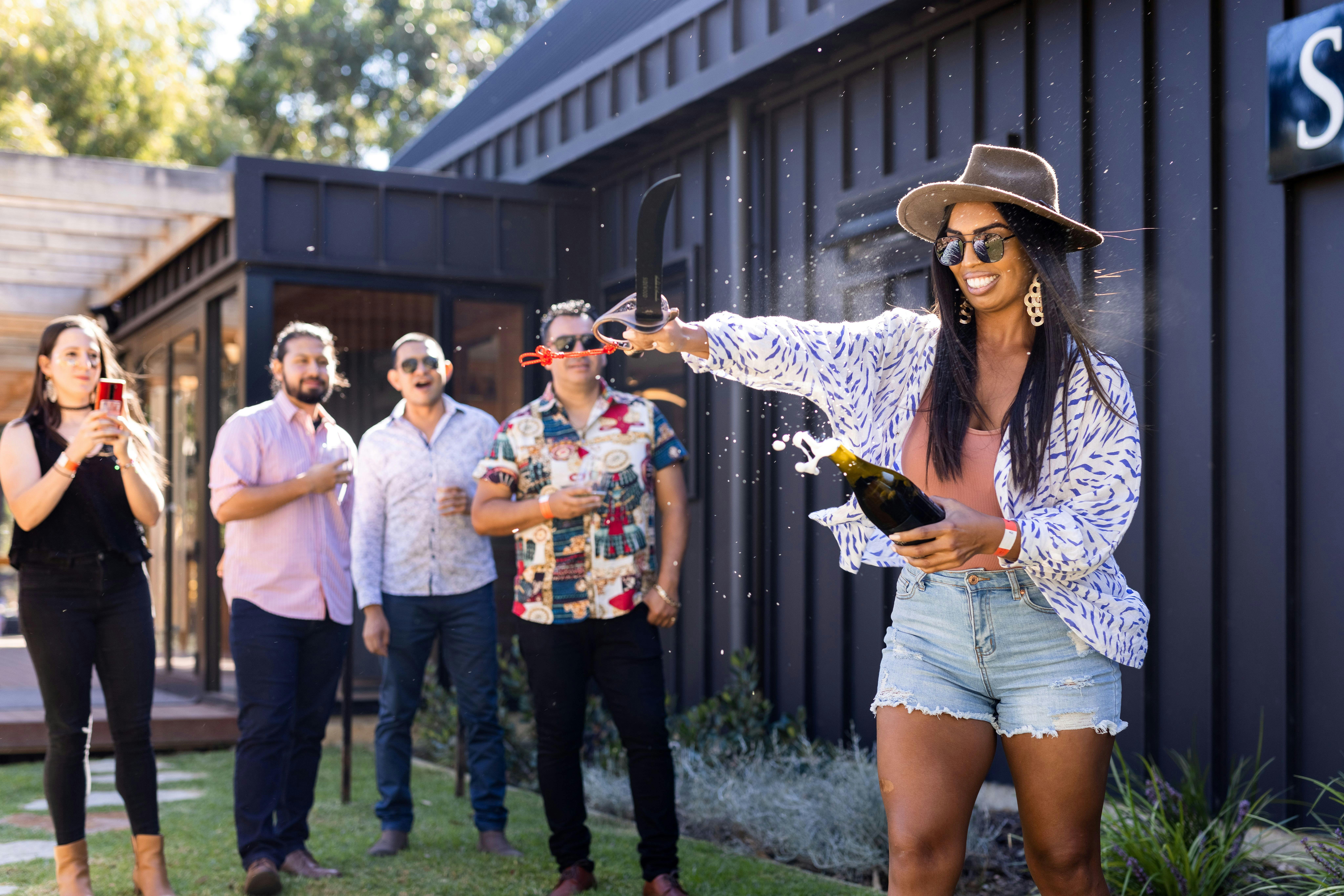 Sidewood Cellar Door - The Art of Sabrage Masterclass