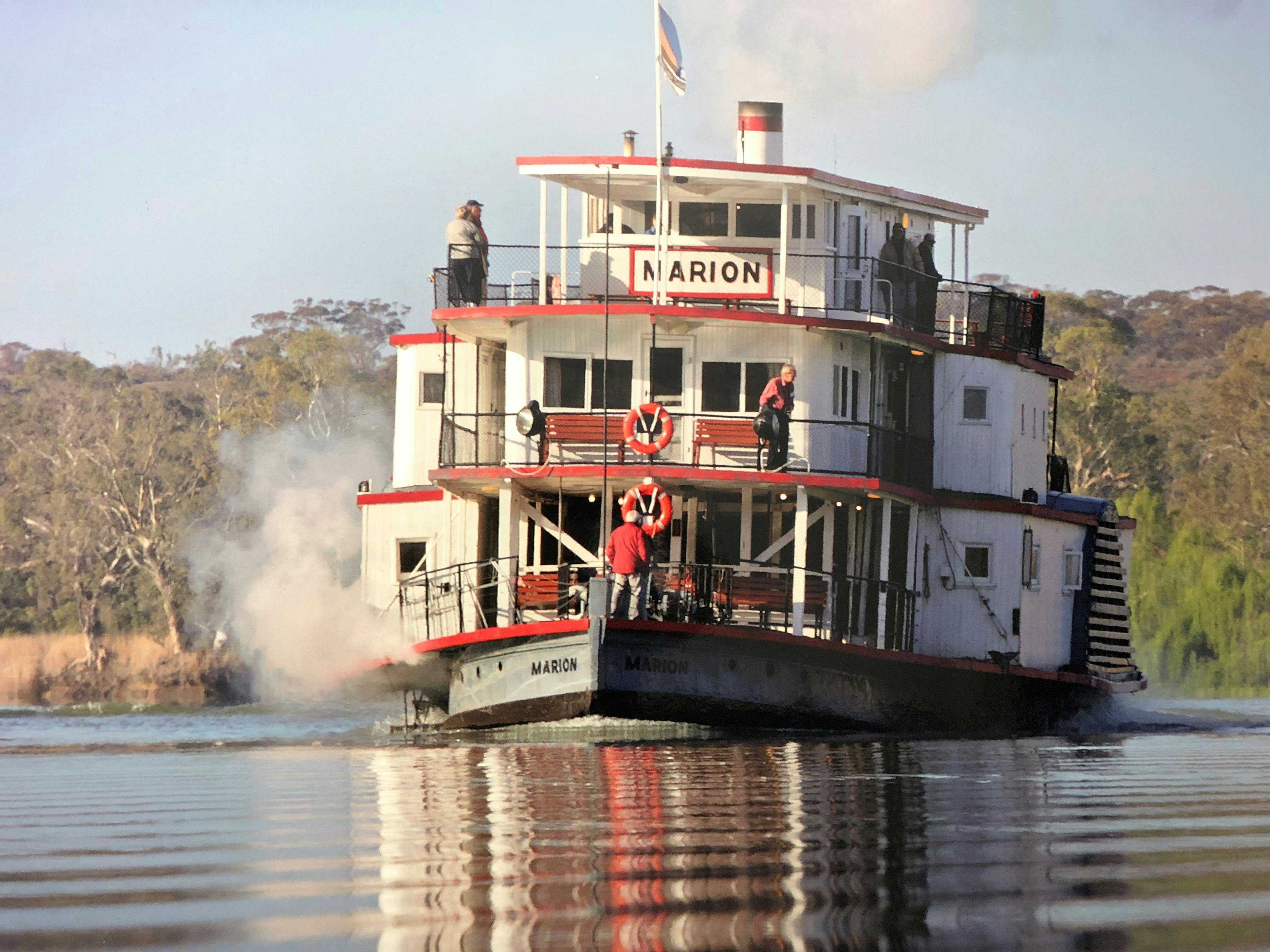 PS Marion under steam