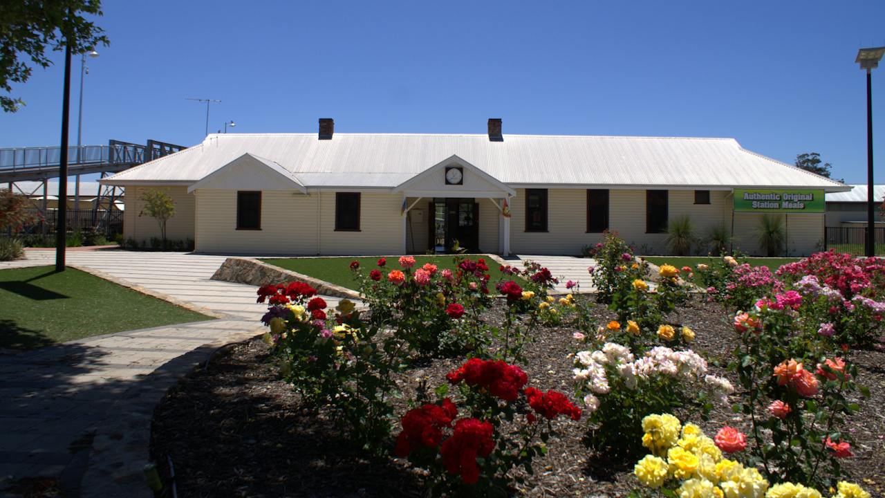 Old Rebuilt Railway Station, Collie