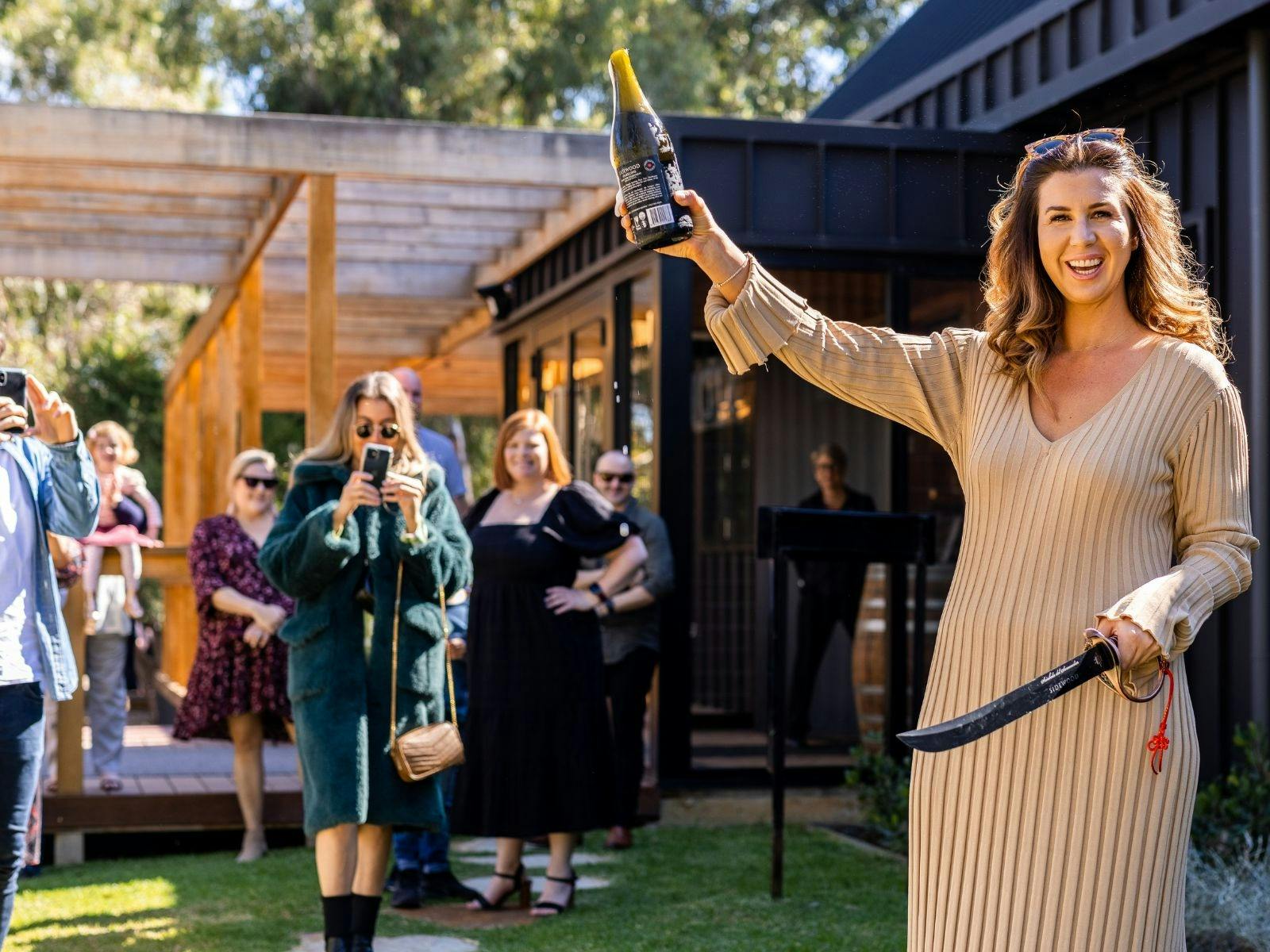 VIP Sabrage experience at Sparkling Spring