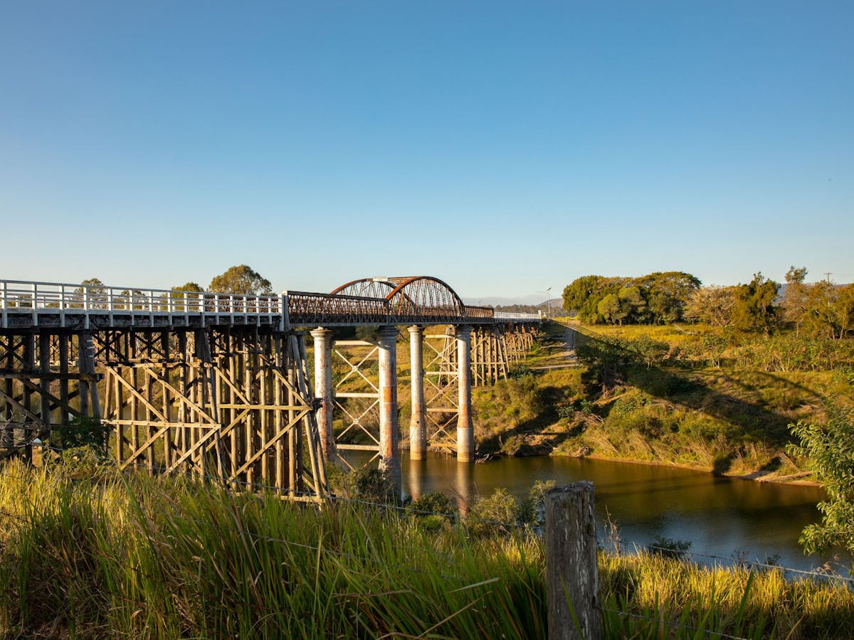 Dickabram Bridge wide angle