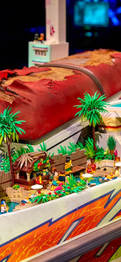 RELICS LEGORELICS Volkswagen with LEGO® world constructed on jetski