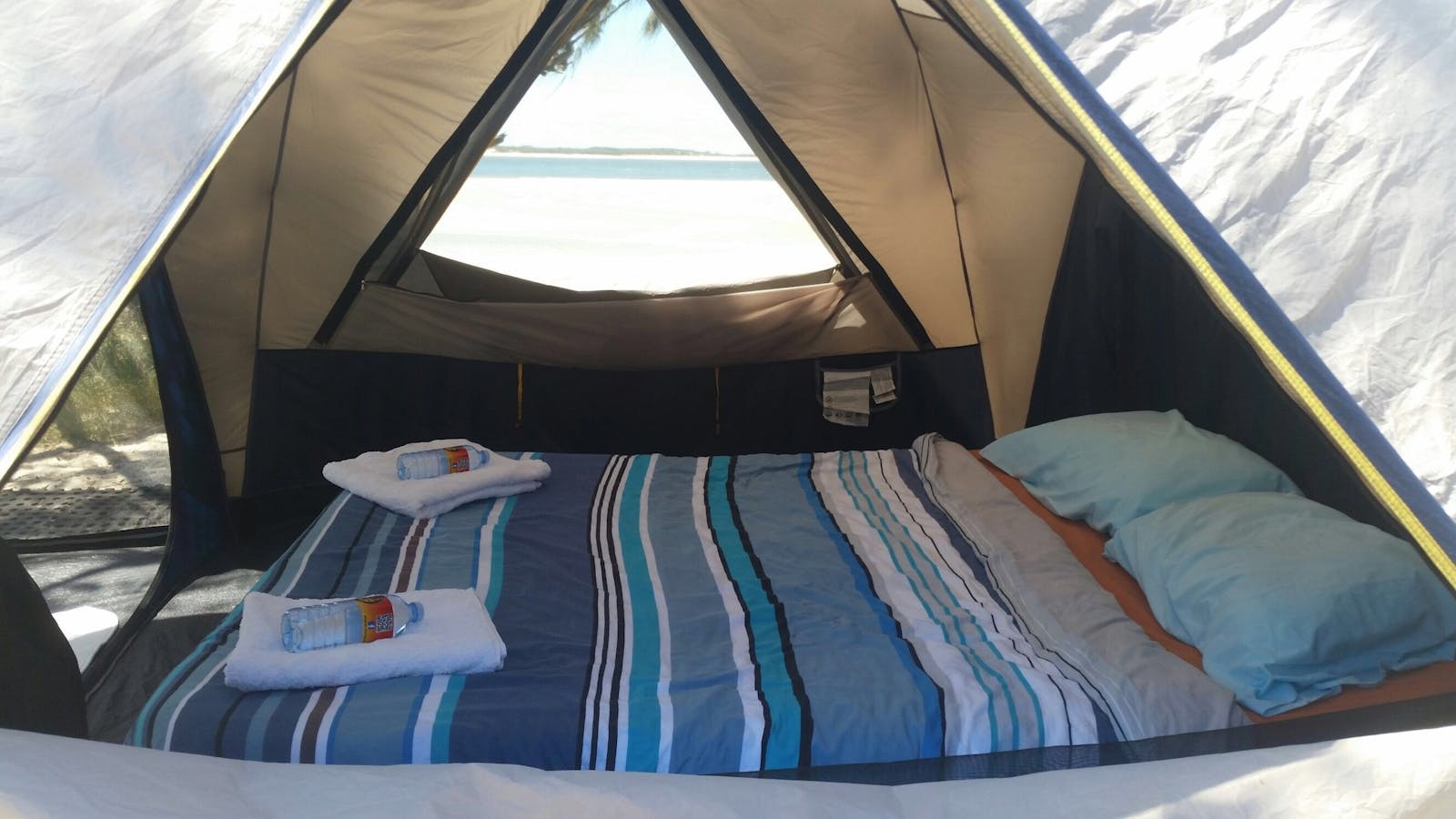 An ocean view outside your bedroom