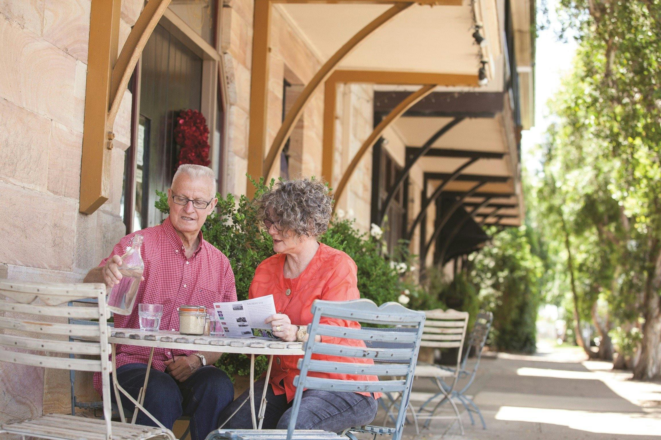 Enjoying morning team at Savannah on Swan