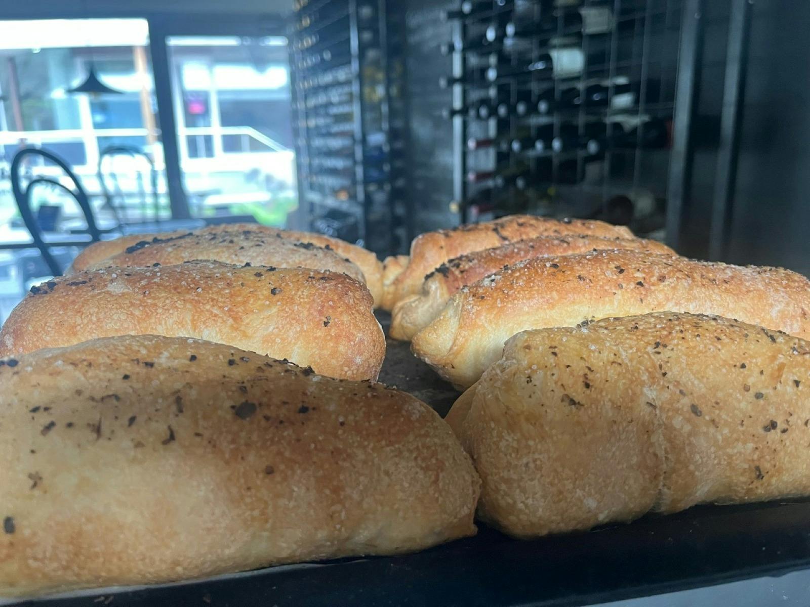Freshly baked bread