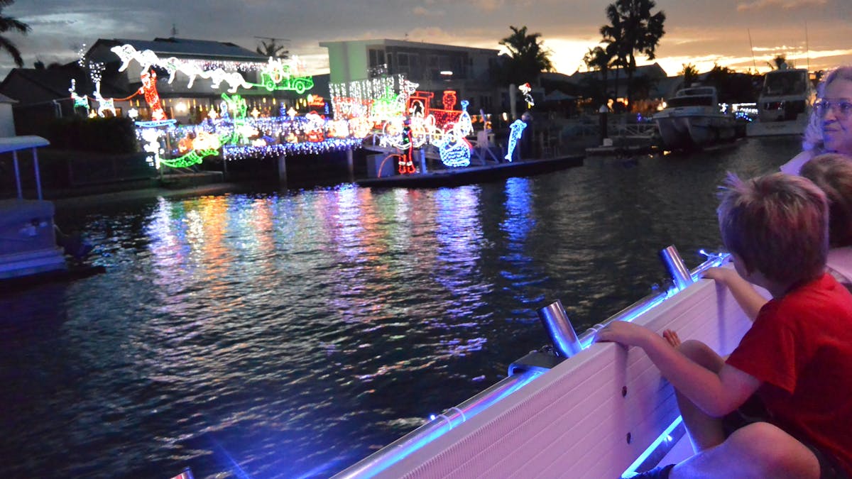 Cruising Mooloolaba on Crusader 1.